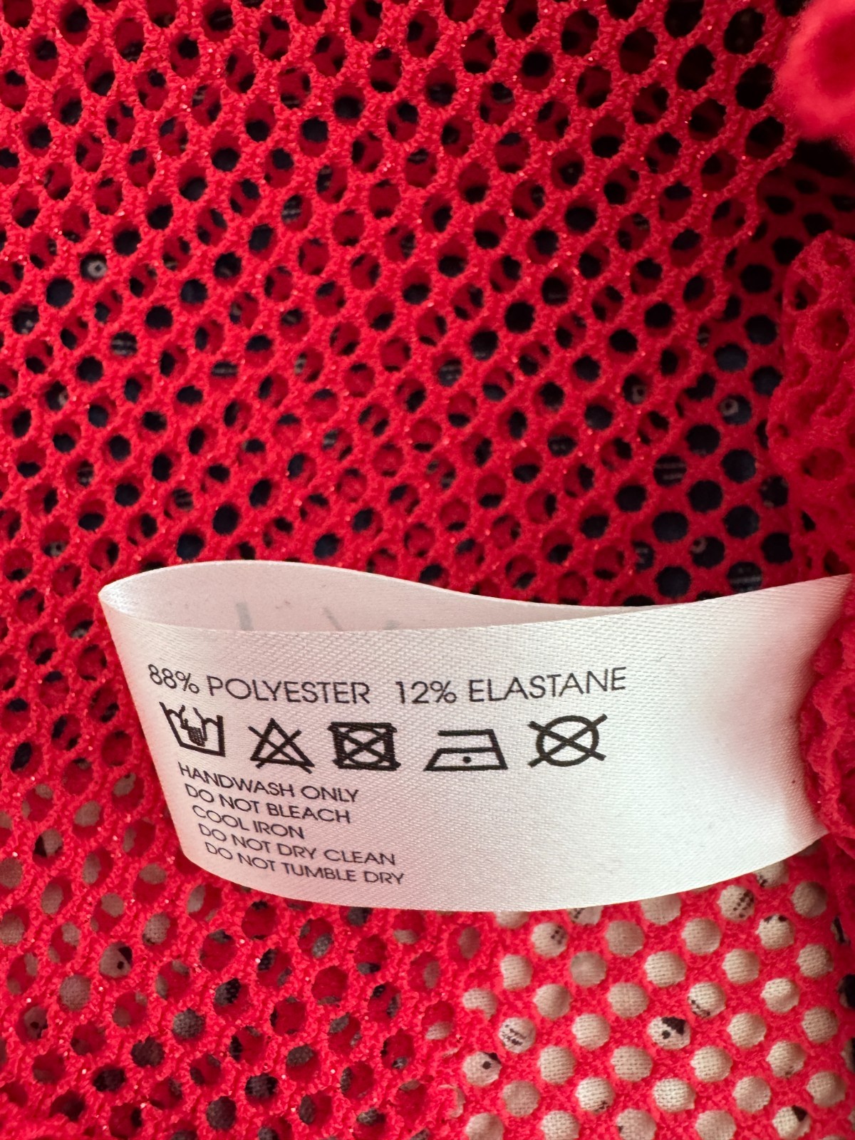 Elvi Size 14 Red Women’s Open Weave Zip Up Jacket – UK Sizing
