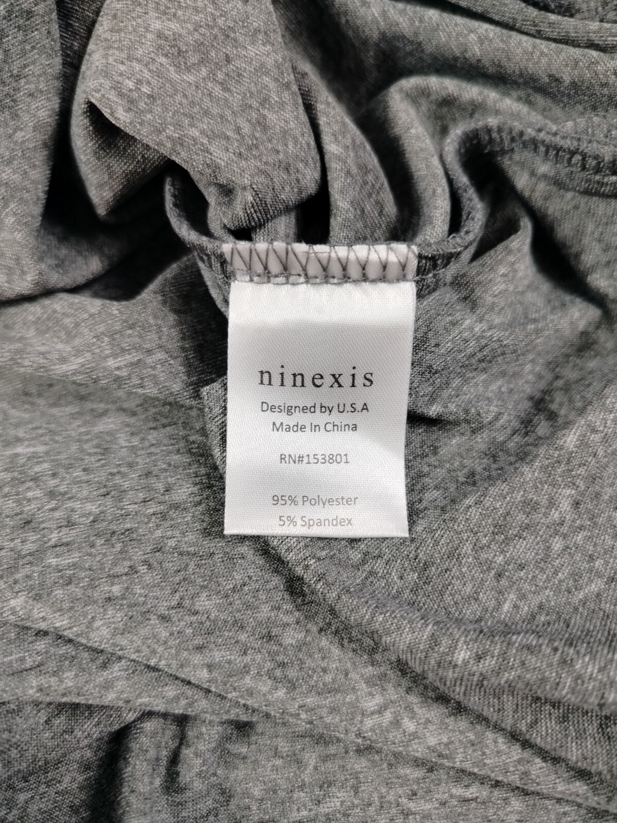 Ninexis T Shirt Women’s Medium Gray Blessed Bedazzled Bling Southern Country