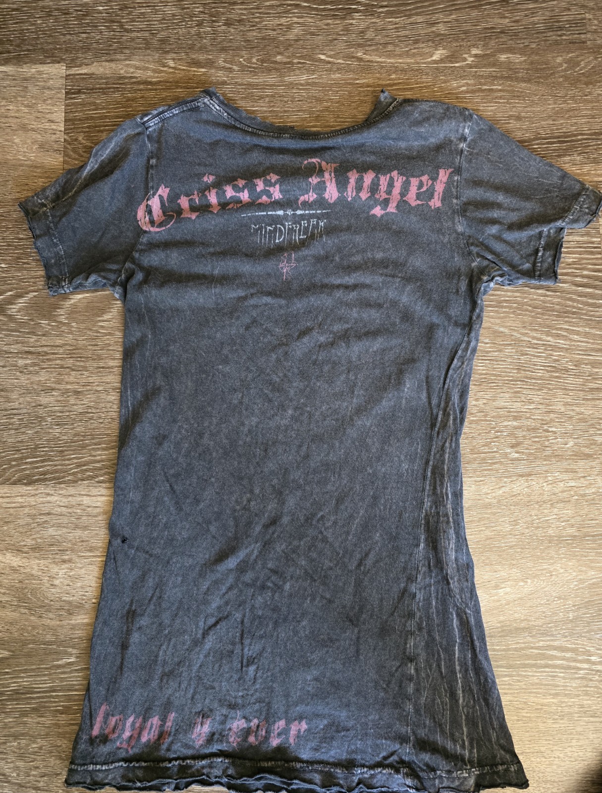 Women’s Affliction Criss Angel Mindfreak Special Edition Shirt Size Medium