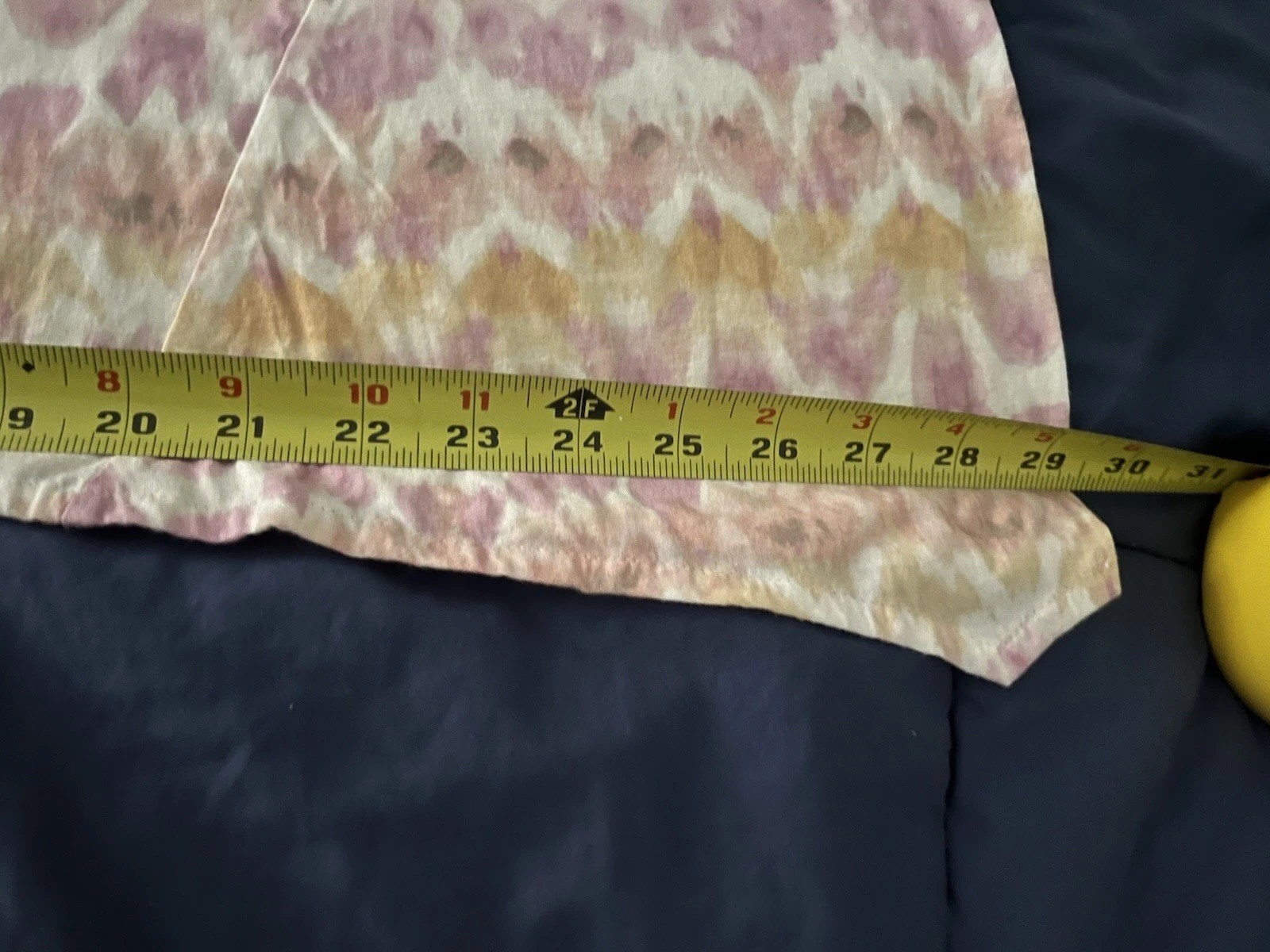J Jill NWT Pure Jill 100% Pima Cotton 1X tie dye batik tunic SL Pastels top