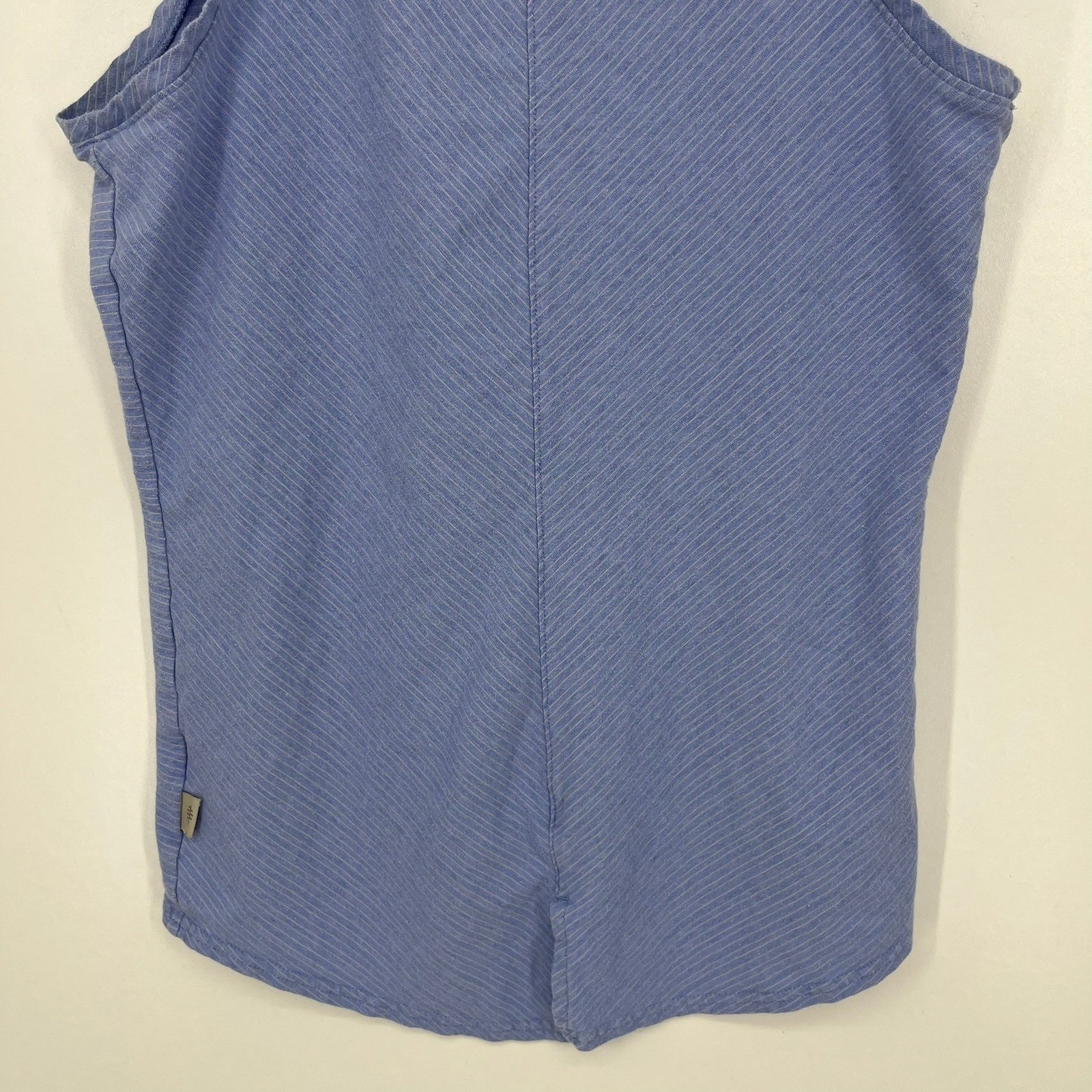 Royal Robbins Womens Blue Striped Sleeveless Tank Top Standard Fit Small