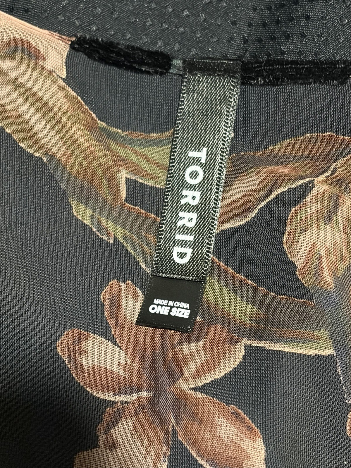 TORRID Burnout Velvet Black Floral Kimono~OS~ L-3XL~ Dark Fairy Boho Whimsigoth