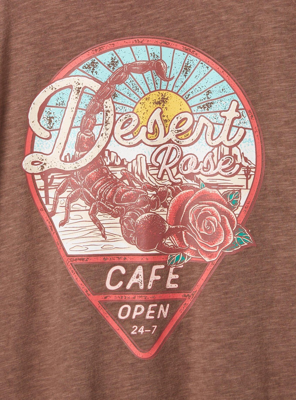 Torrid Desert Rose Super Soft Slub Raglan Tee Brown 2 2X 18 20 #B91588