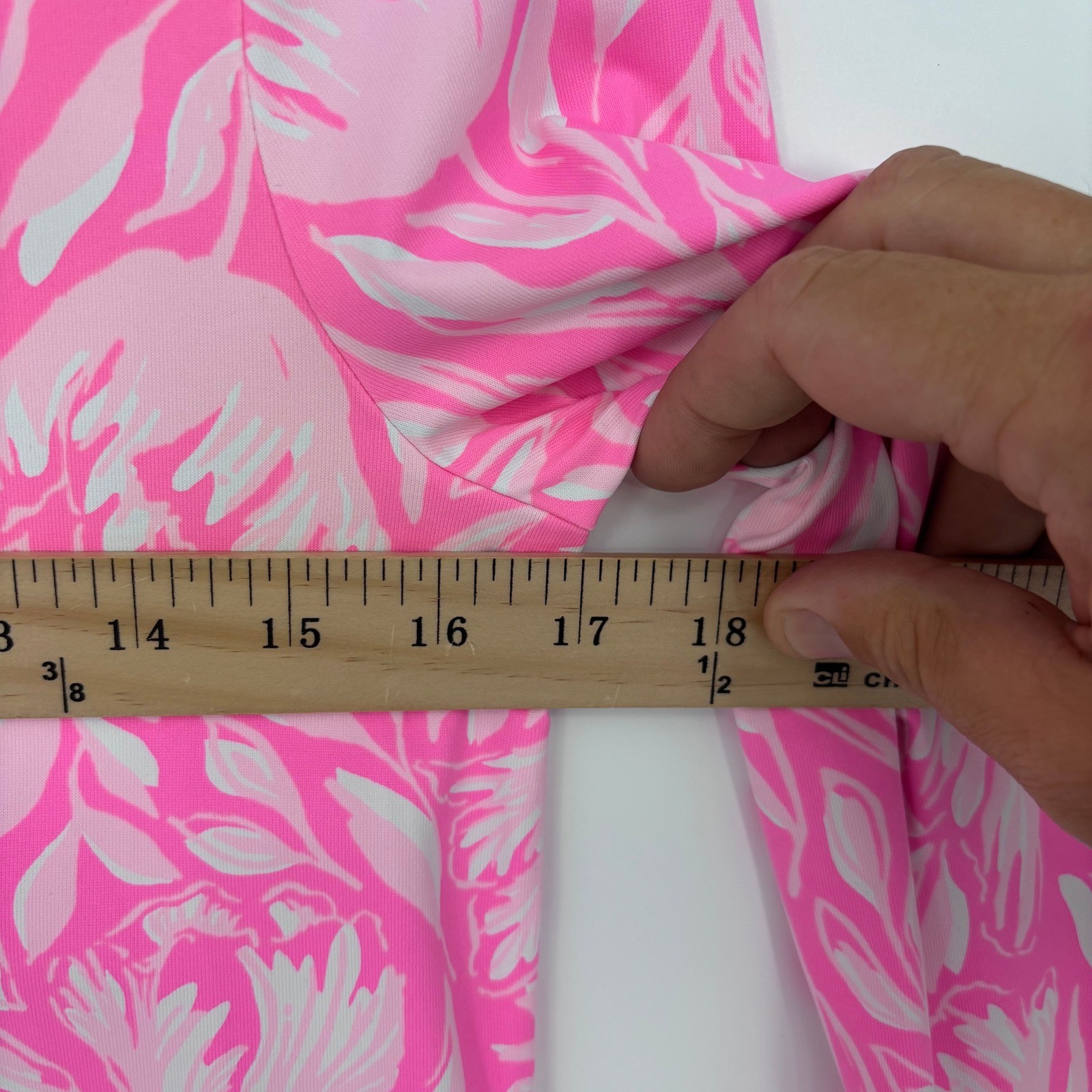 Lilly Pulitzer ChillyLilly Callison Top Womens XS Rousseau Pink Tulip To Tango