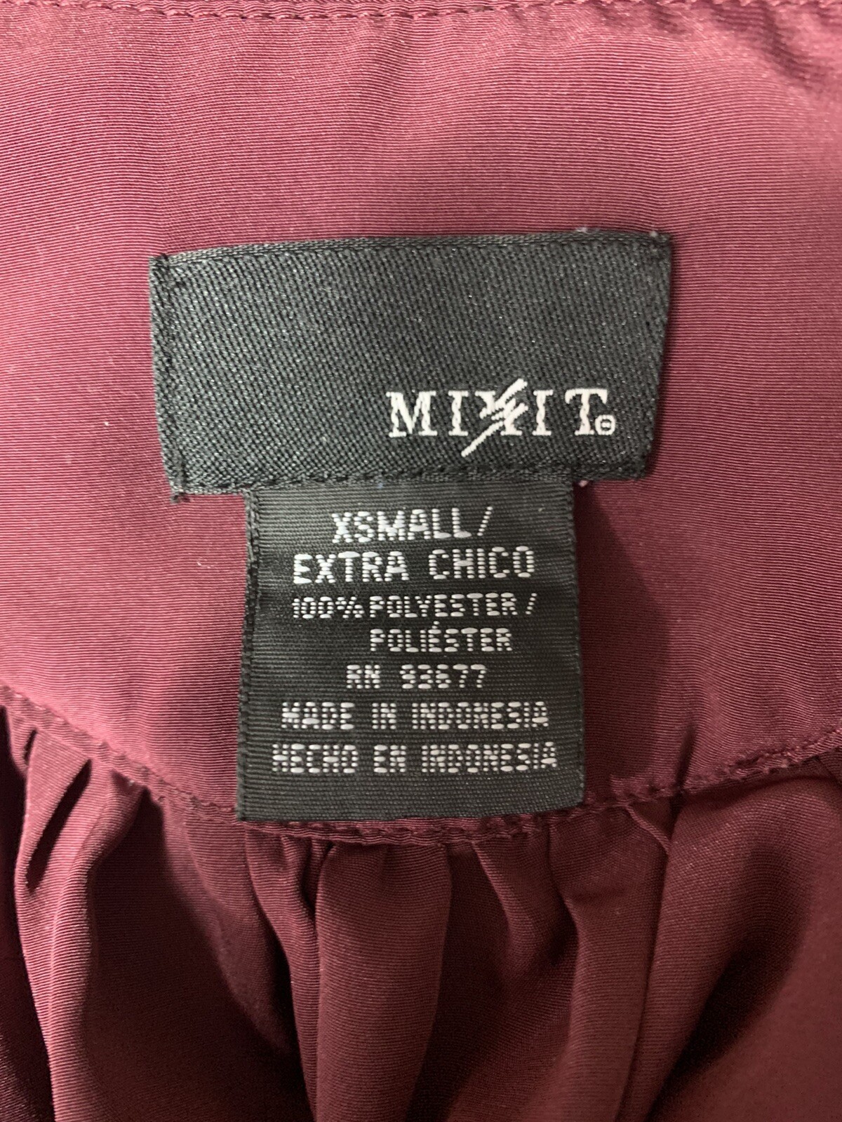 Mixit Women’s Size Small Sleeveless V Neck Blouse