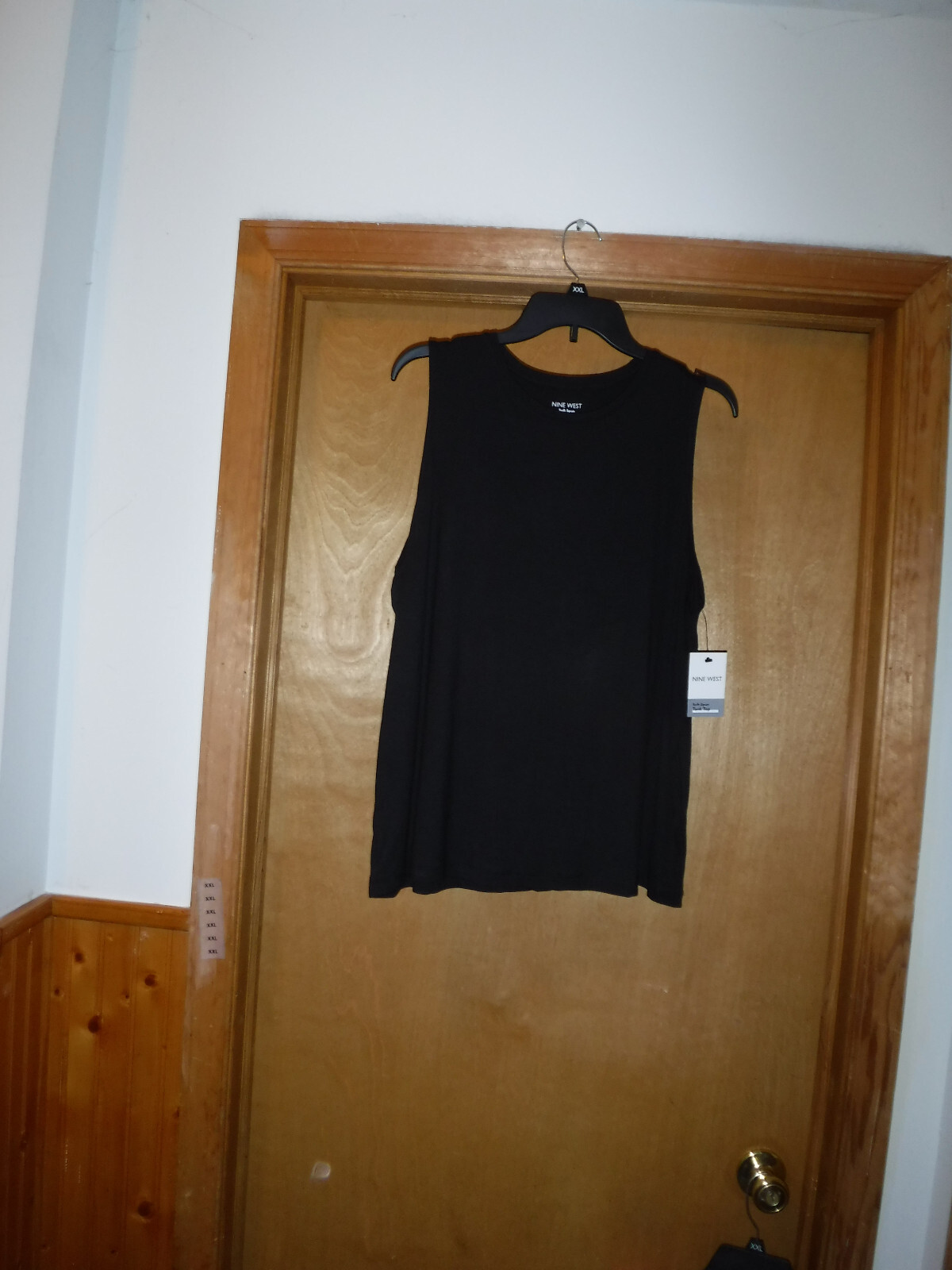 Sleeveless Tank Tops ,XXL,XL,L, Nine West,Multi Color & Solid, 95% rayon % spand