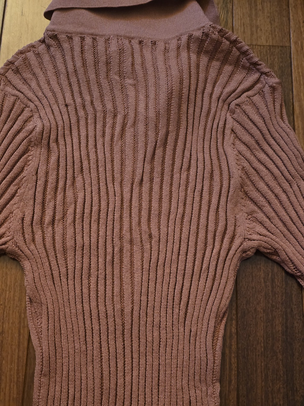 Collar Ribbed Top 525 AMERICA SIZE XS