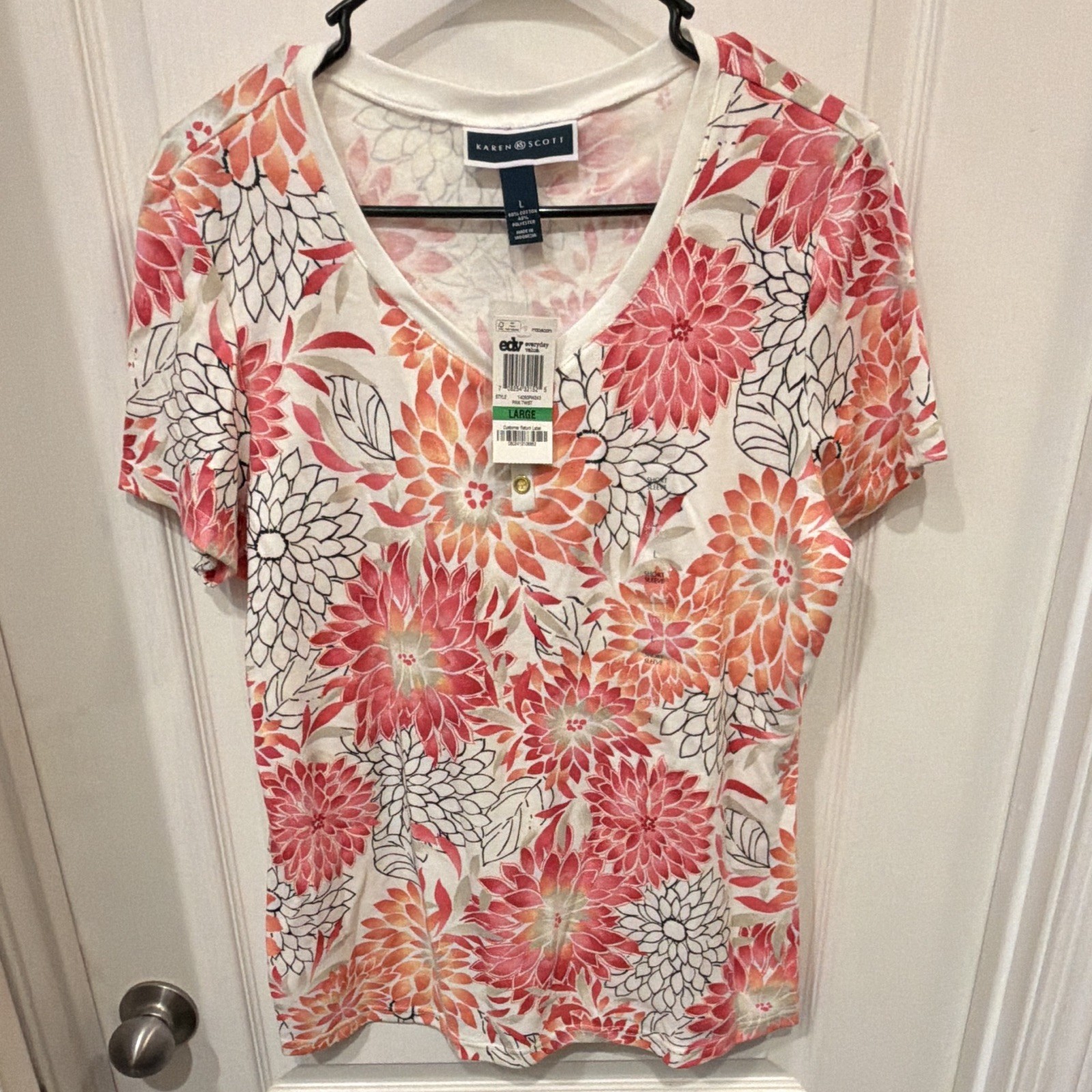 Karen Scott Women’s Floral Print