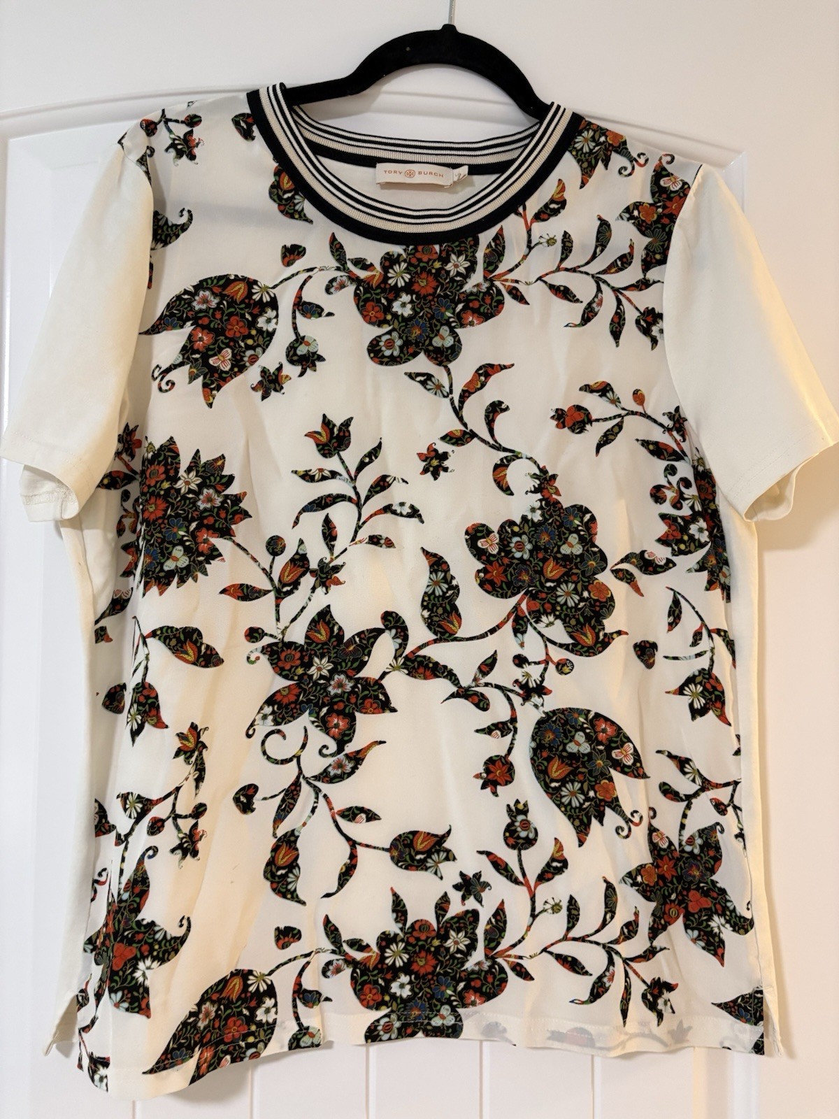 Tory Burch Women’s Short Sleeve Top, Size L