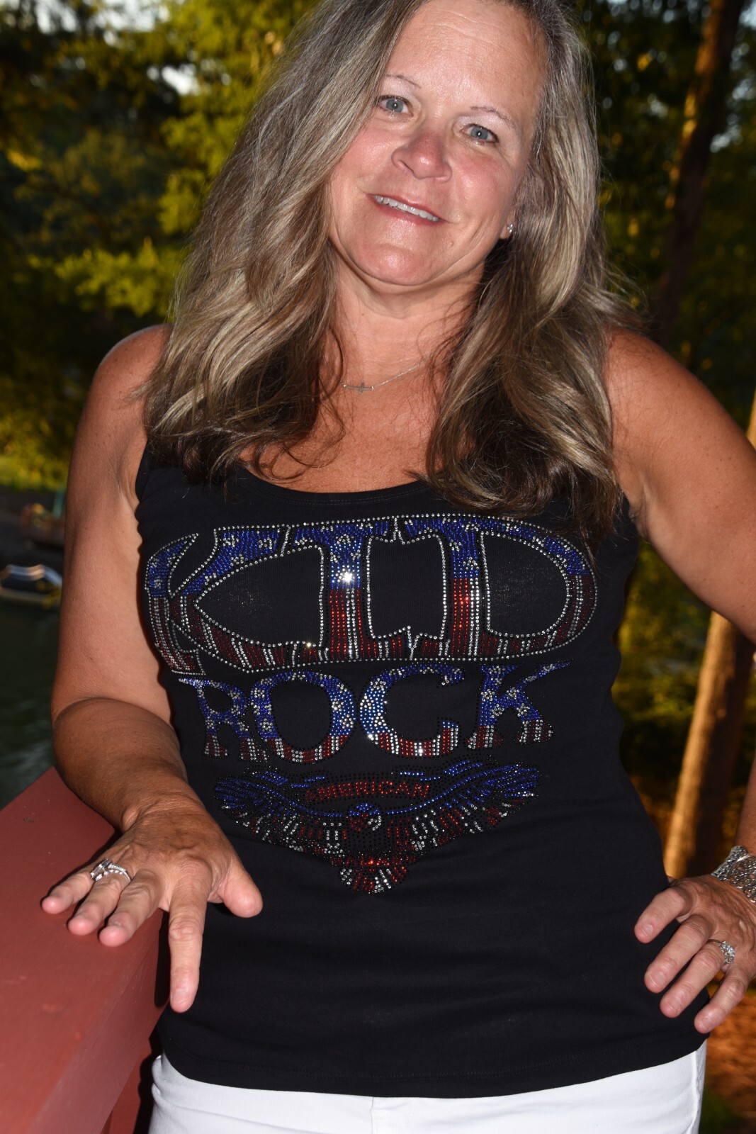 Kid Rock rhinestone bling shirt or tank XS S M L XL XXL 1X 2X 3X 4X 5X