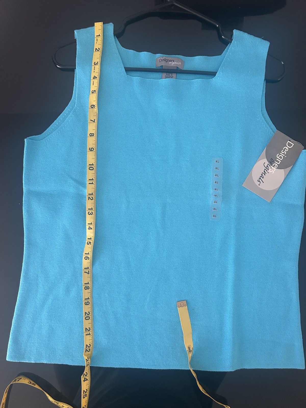 Designar Stech Top Blue 100% Cotton XL Slevelles