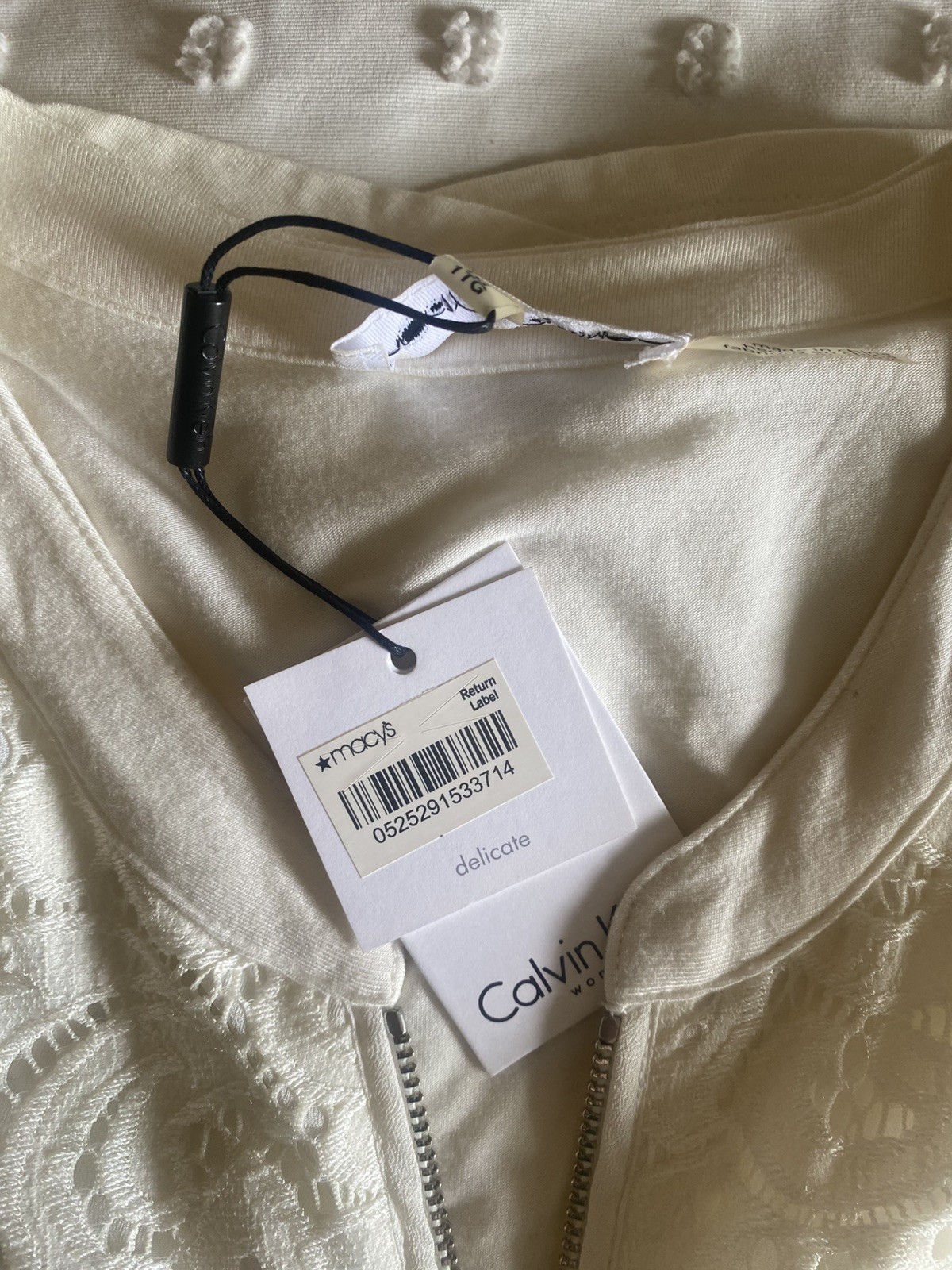 Calvin Klein | Mix Media Sleeveless Top Size Size XL