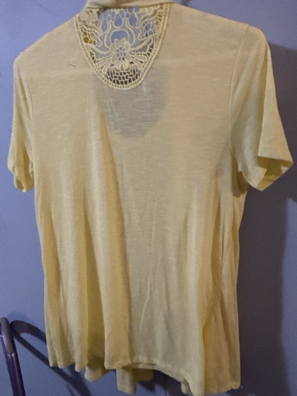 Kim Rogers Yellow Shirt Size Medium