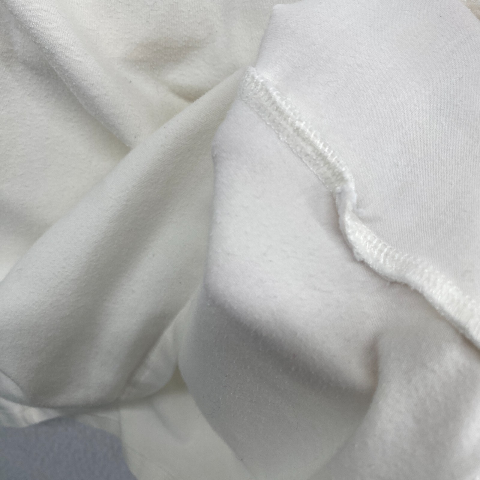 EILEEN FISHER Tank Top M Organic Cotton Jersey Cross Back Shelf Bra White USA
