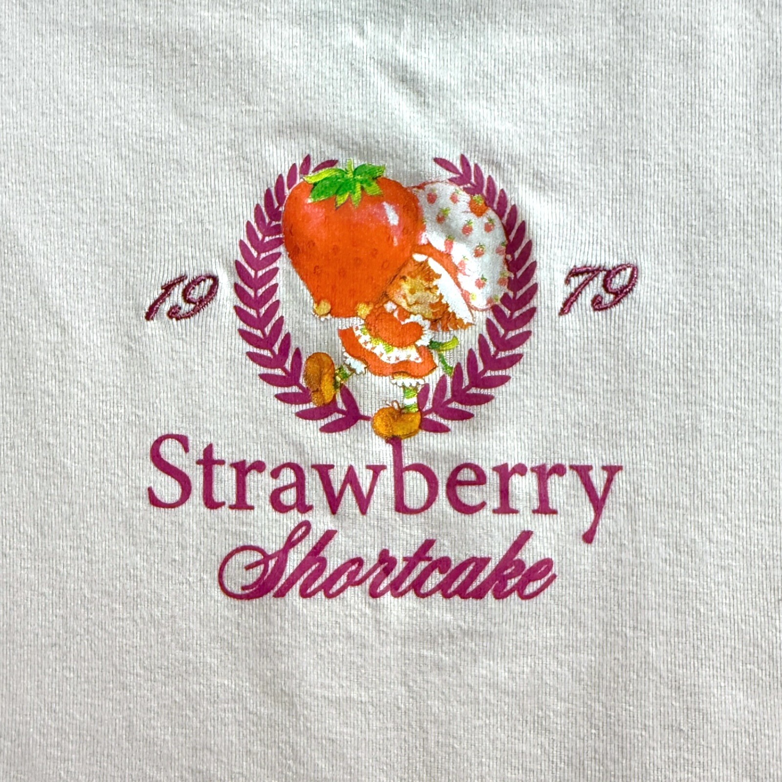 Strawberry Shortcake 100% Cotton Graphic Long Sleeve Tee Women’s 3X Pink NWT