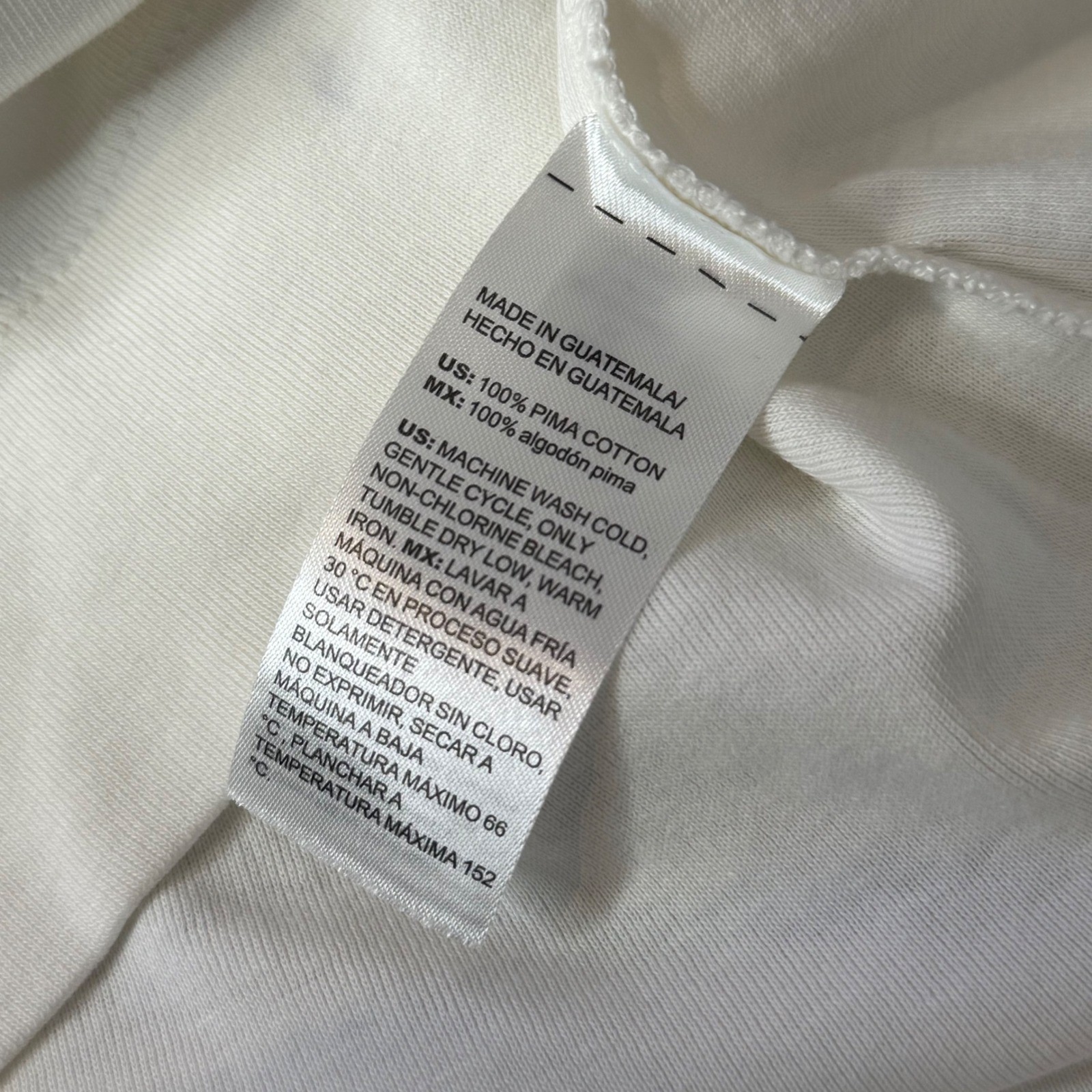 Chico’s Pima Cotton Bateau Neck Tee Size M White Nautical Preppy Sailing Sailor