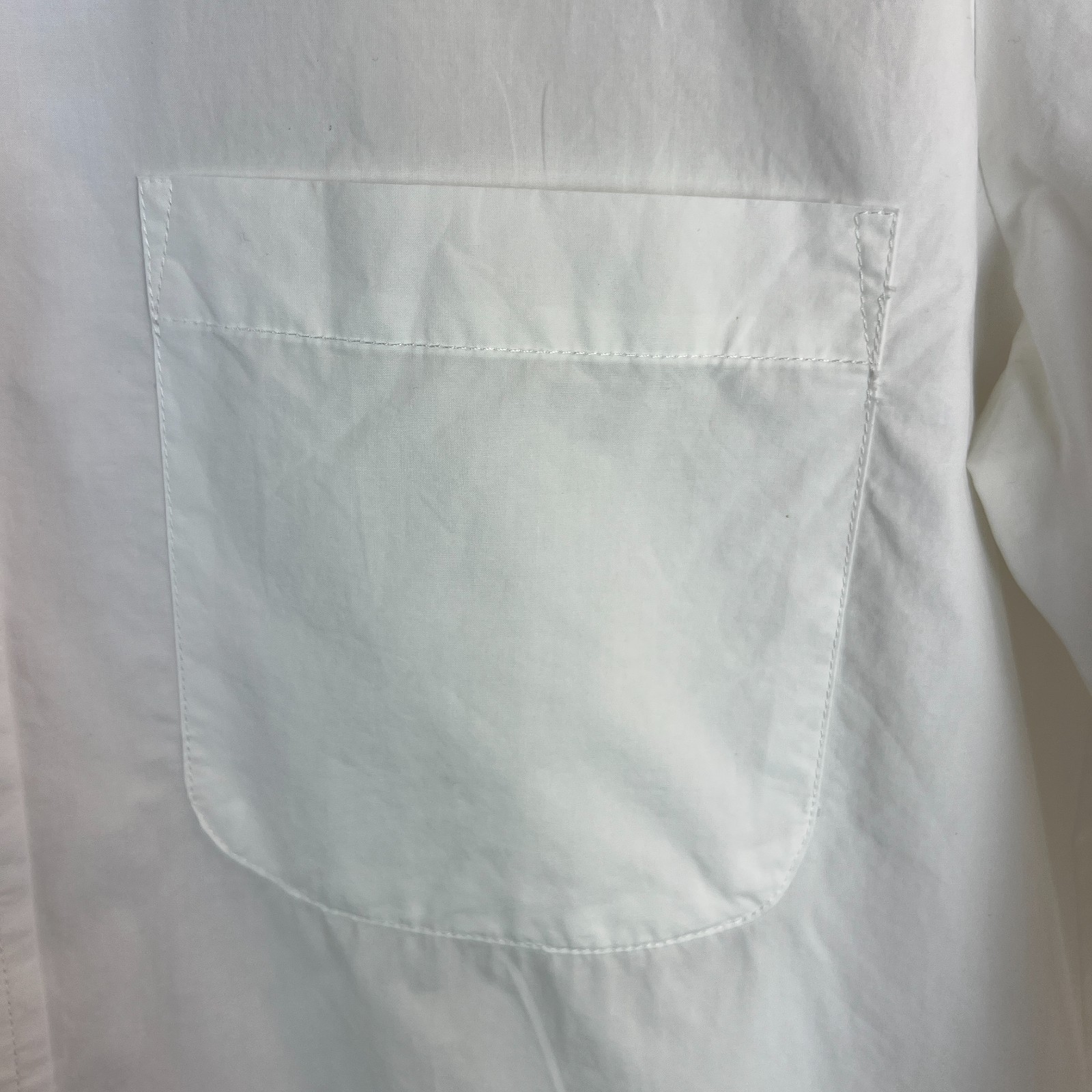 Wear Cissa The Mens Shirt Womens XS S Button Up Wrap Top Blouse Classic Modern