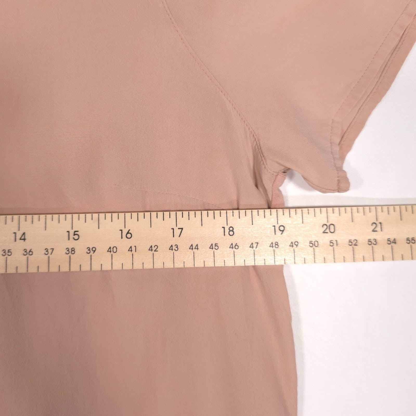 FALCONERI Women’s 100% SILK Top Short Sleeve BULGARIA🇧🇬MADE Light Pink MEDIUM