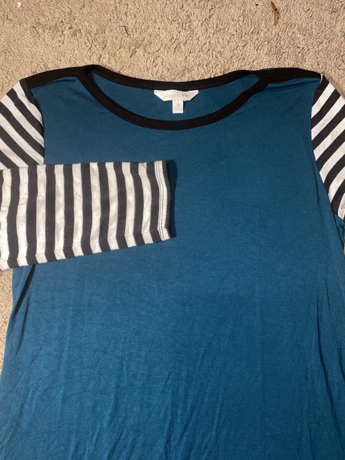 Charming Charlie Women’s Medium Tunic Winter Fall Casual Business Top Shirt