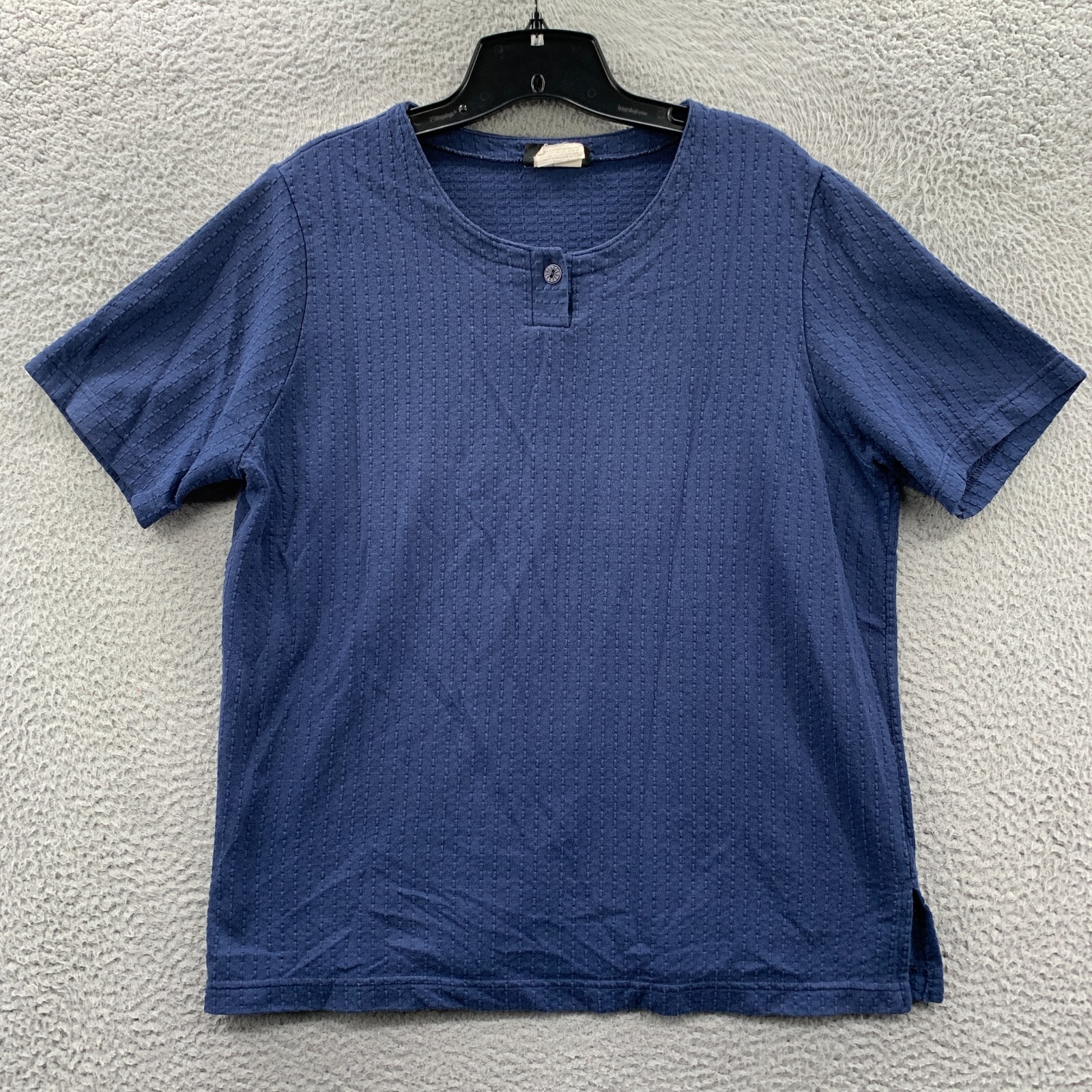 JIGSAW Blouse Womens Large Top Short Sleeve Blue