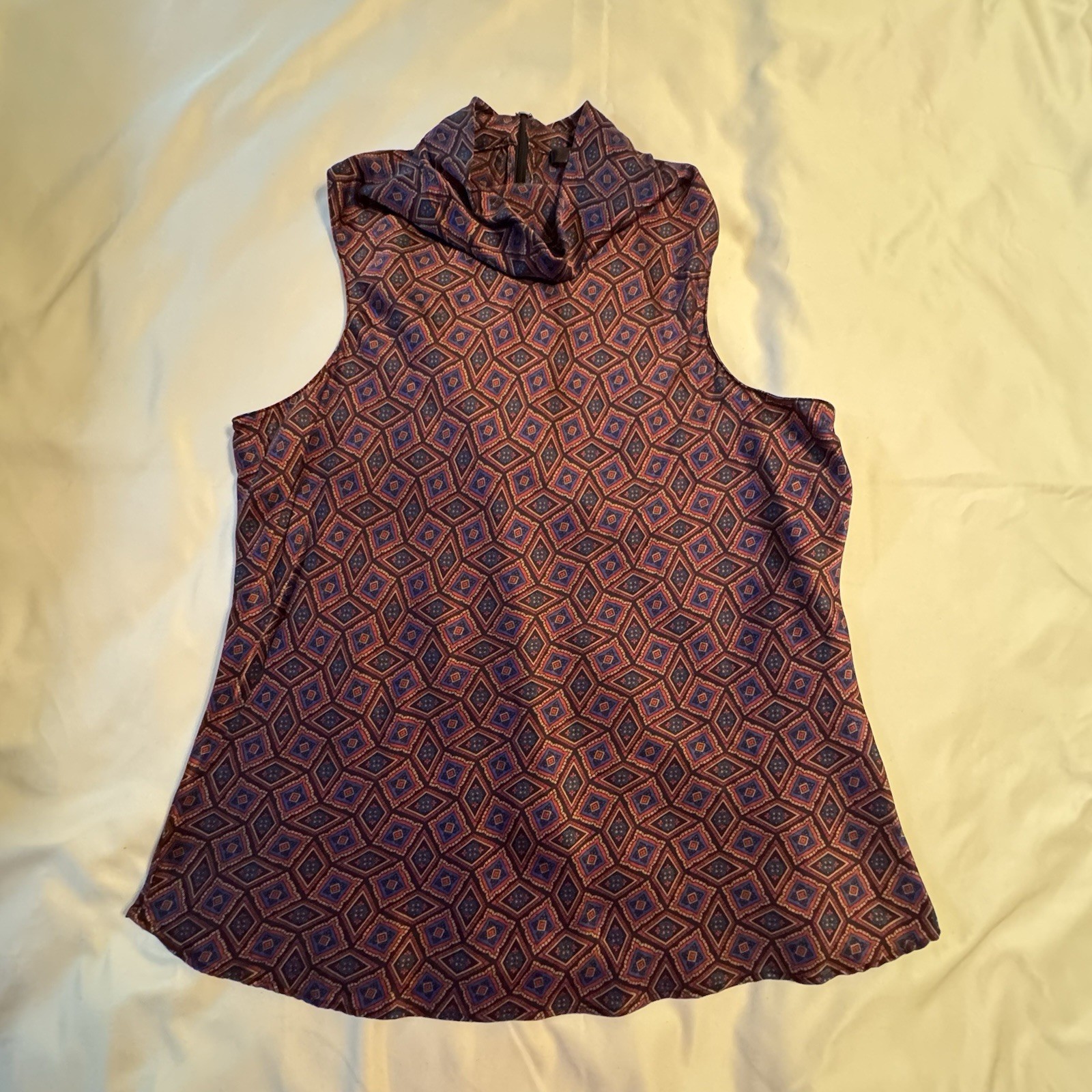 100% Silk Banana Republic Sleeveless Tank Top Large Tall
