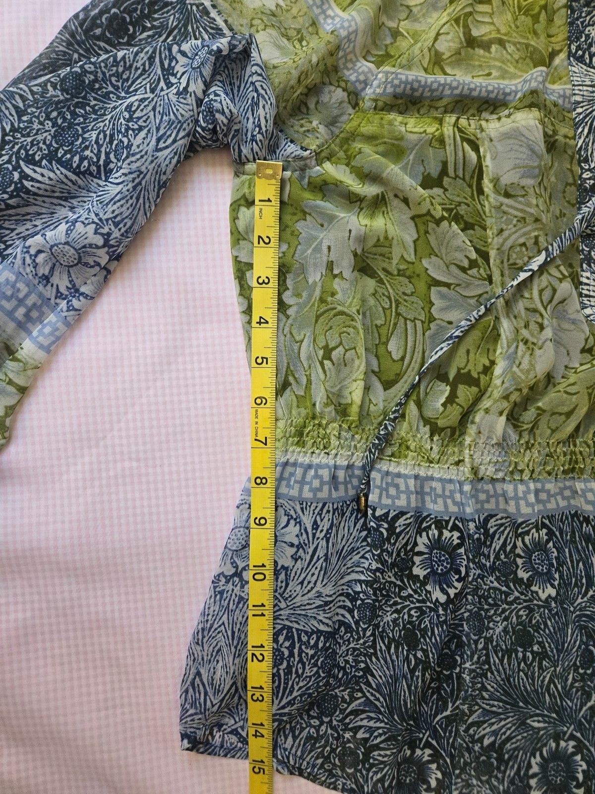 Ivanka Trump Floral Print Boho Chiffon Blouse. Size M. Pre-owned. mamaevaeg (33