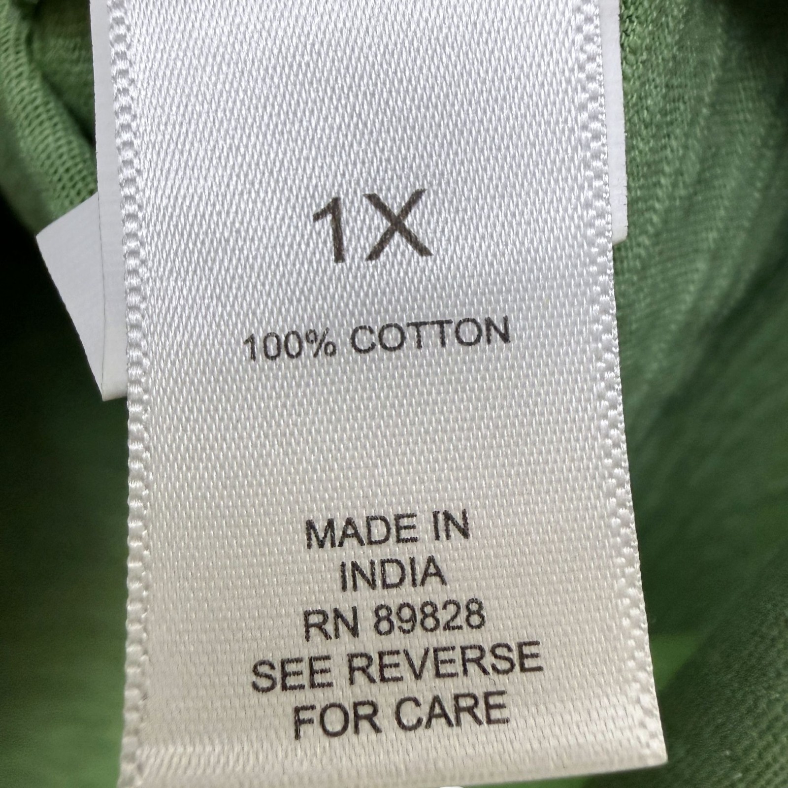 LOGO Lori Goldstein Green Tunic Tee Plus Size 1X Snap Henley Boho Top NWOT