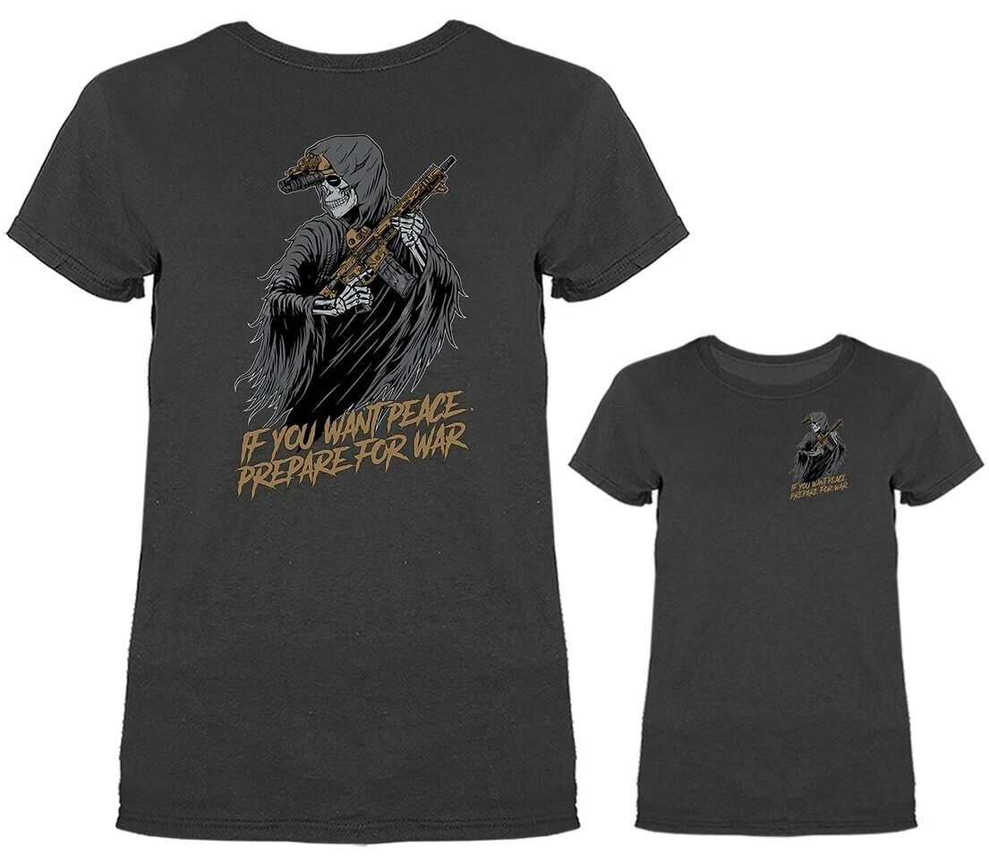 Prepare for War Military Army Marines Special Ops Tactical Weapon Women’s