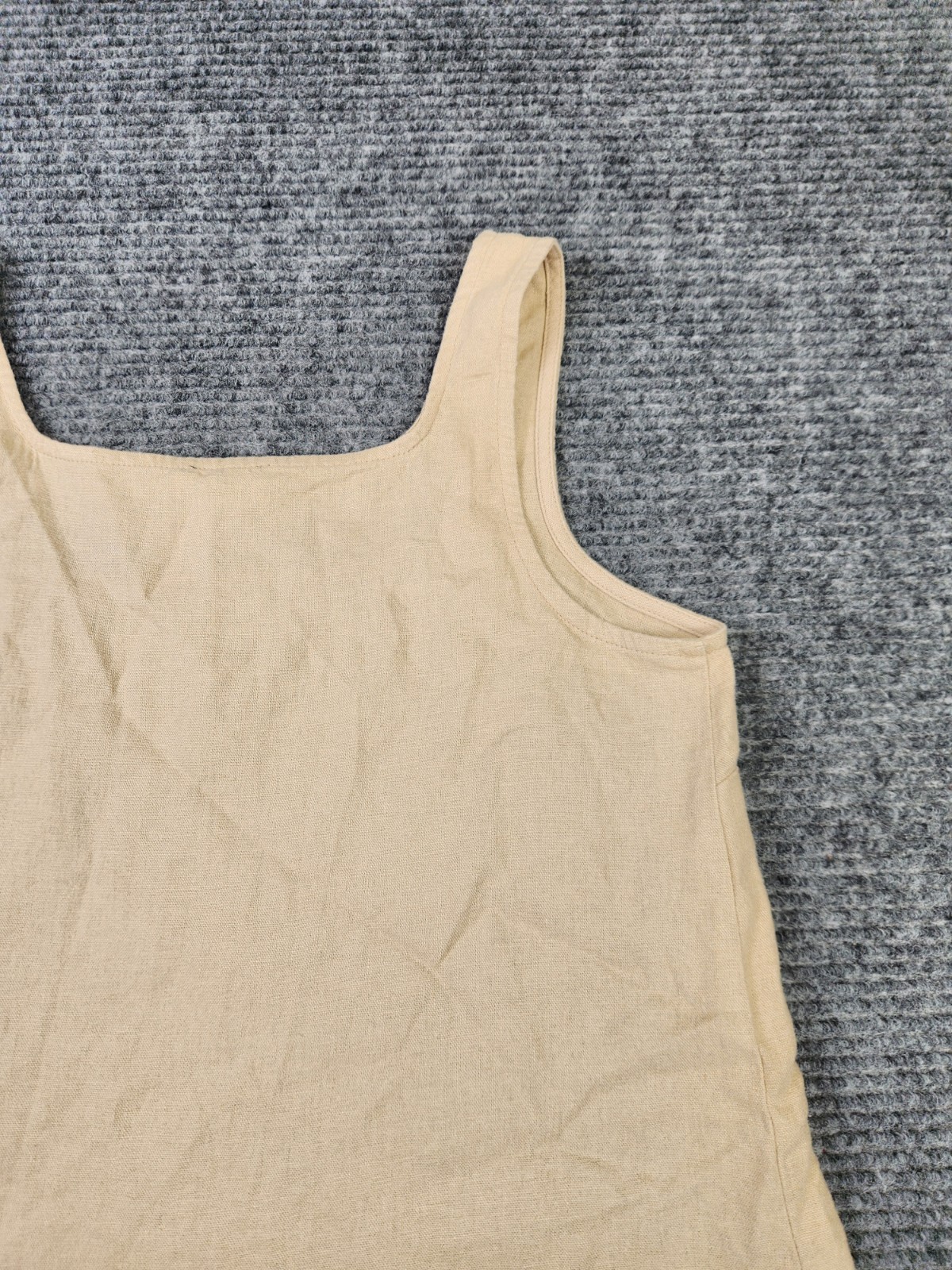 Express Women’s Linen Tank Size XS Cream NWT Minimalist Lagenlook
