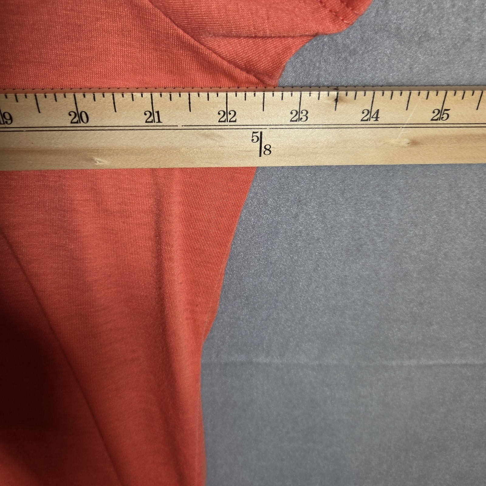 Jennifer Lauren Coral Short Sleeve Scoop Neck T-Shirt Top Stretch Size 2X Plus