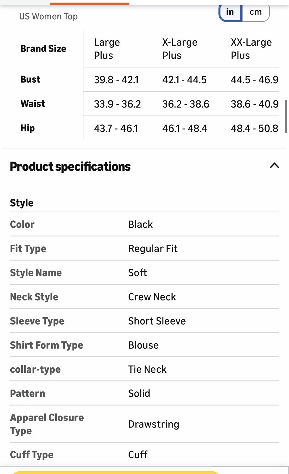 Verdusa Women’s Plus Size Work Blouse Bow Tie Neck Petal Sleeve Blouse Black