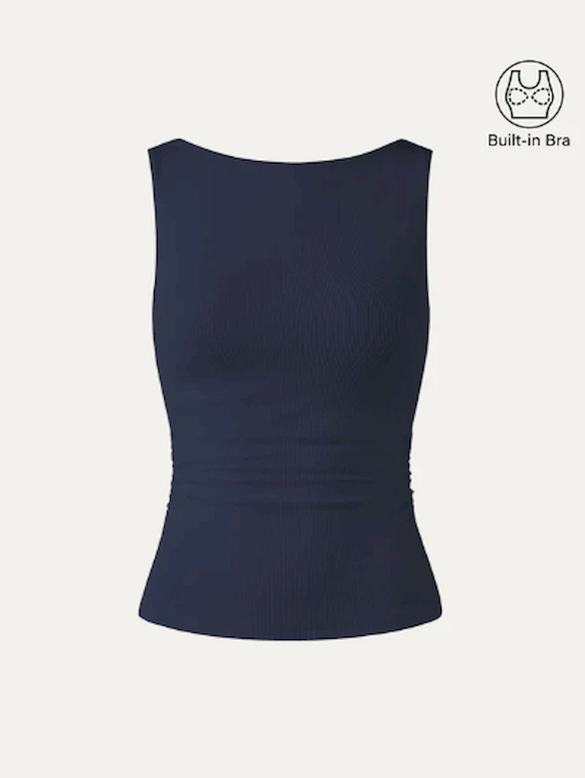 OGL Elastic Open Back Bra Tank, US Stock, No Import Fee