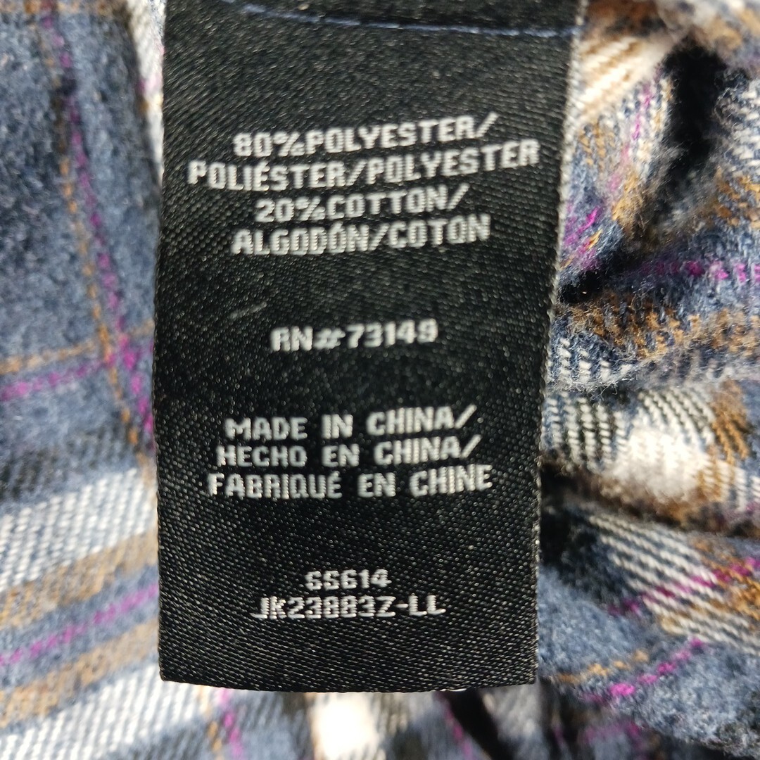 LADIES Multi-Color PLAID BBJ LOS ANGELES SHACKET SZ MEDIUM Xtra Pockets