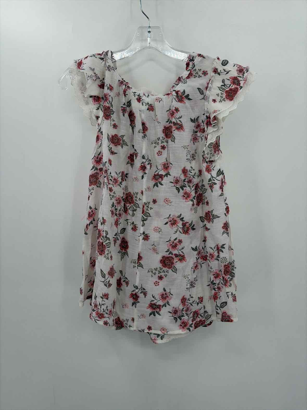 Late August White Size Small P Floral Blouse