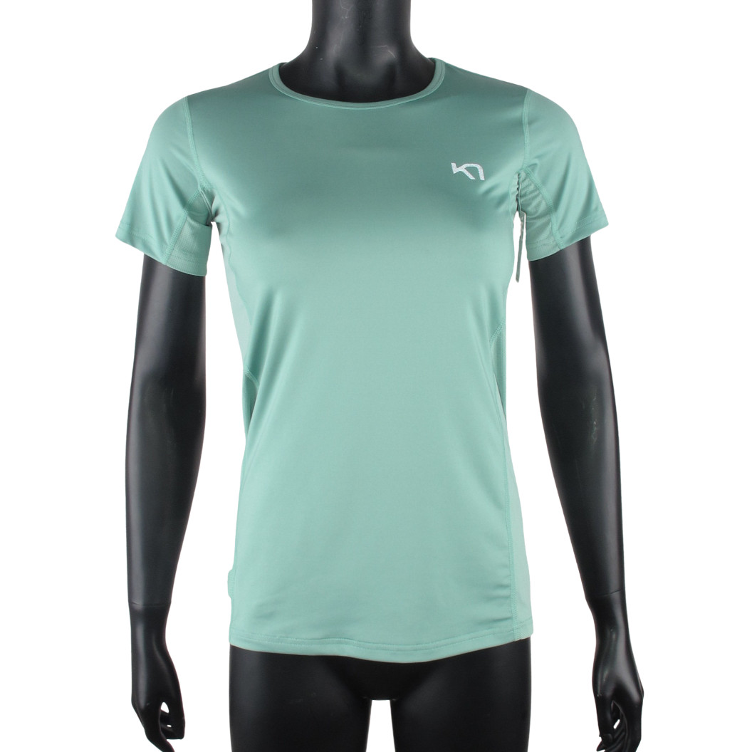 Kari Traa Nora Women’s Running T Shirt Sage Green Size S Athletic Training NWT