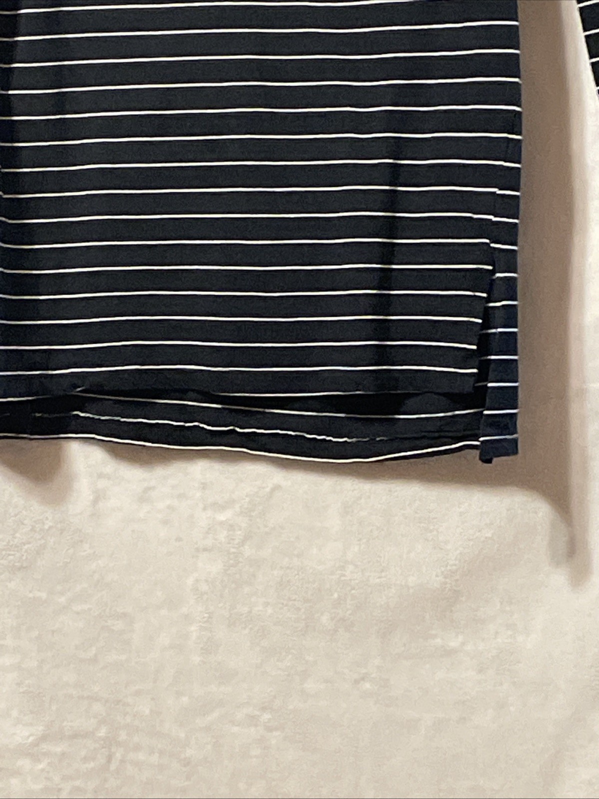 Dip striped long-sleeve V-neck top size Large