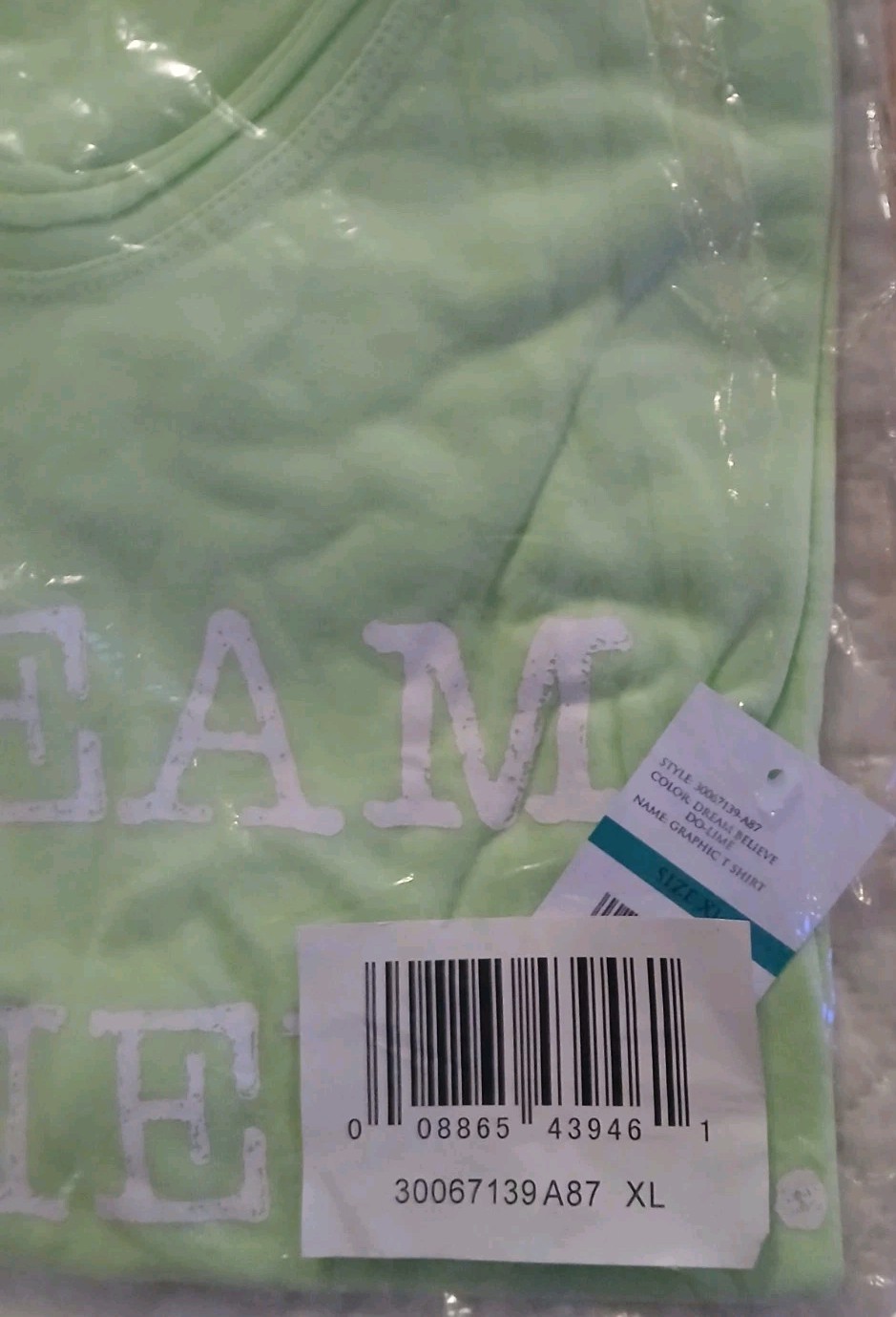 Two T-Shirts XL Sofia Vergara W/Exclusive Eye Bracelet, Message W/ Color Choices