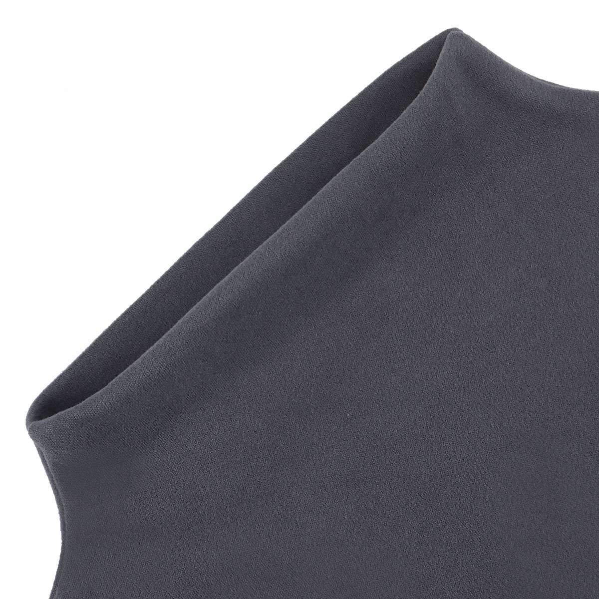 Winter Warm Brushed Fleece Long Sleeve Stretch Turtleneck Mock Neck Top Shirt