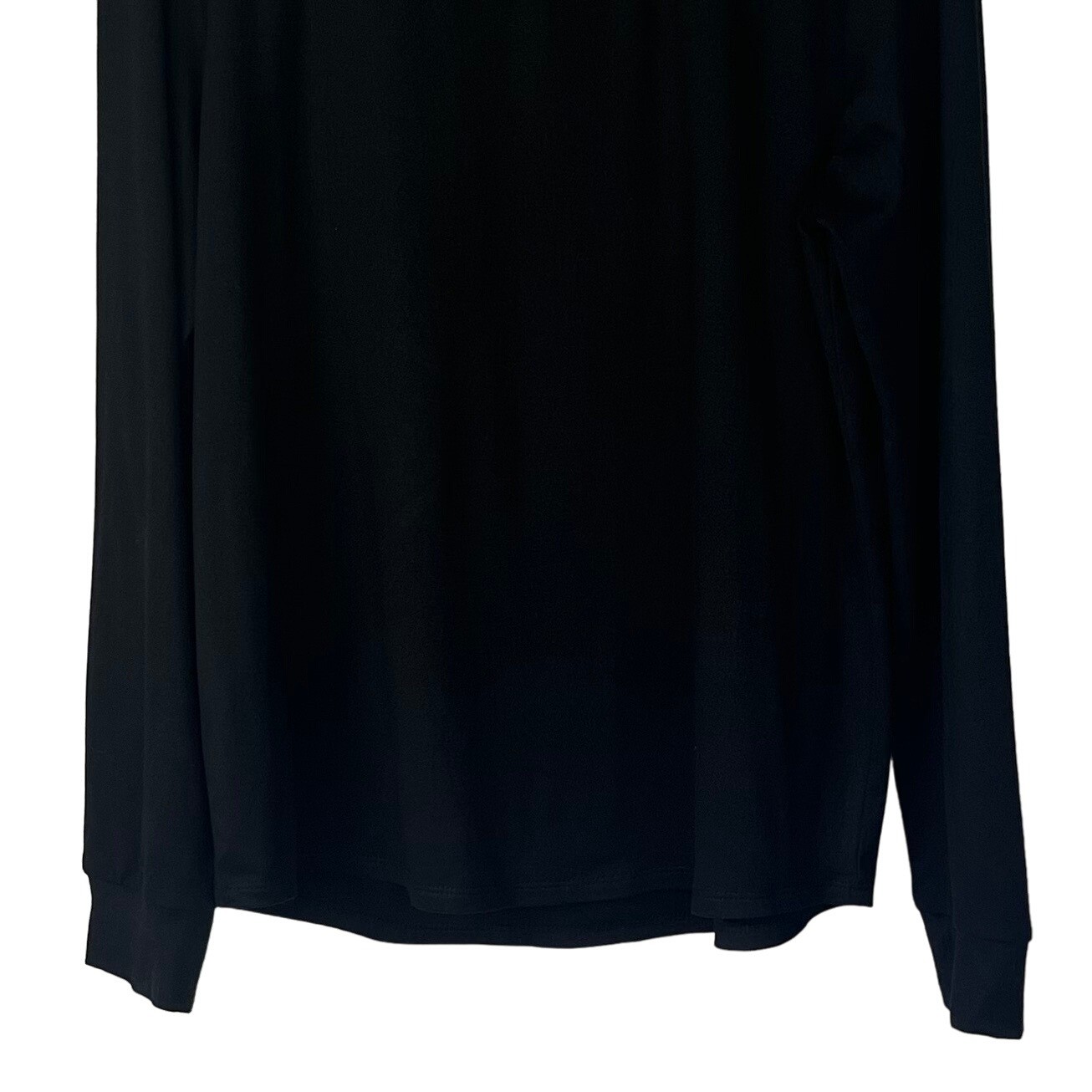 Steve Madden Long Sleeve Shirt Womens Large Black Casual
