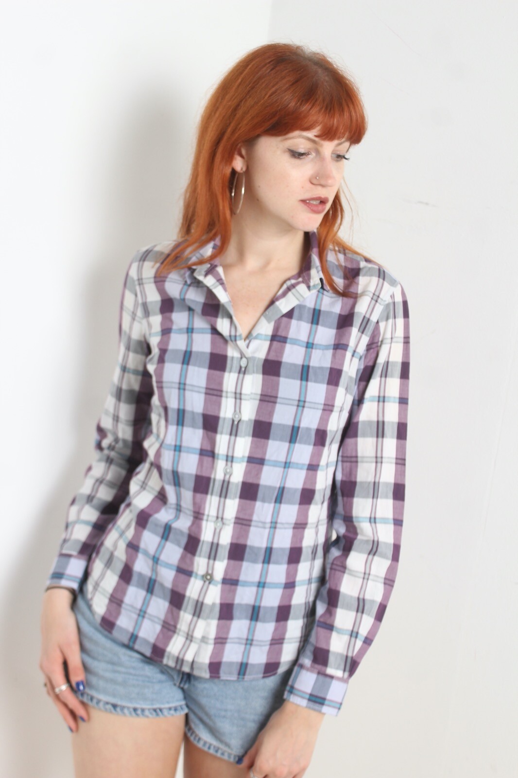 Paul Smith Womens Fitted Shirt – Multi – Size 40 (A17)