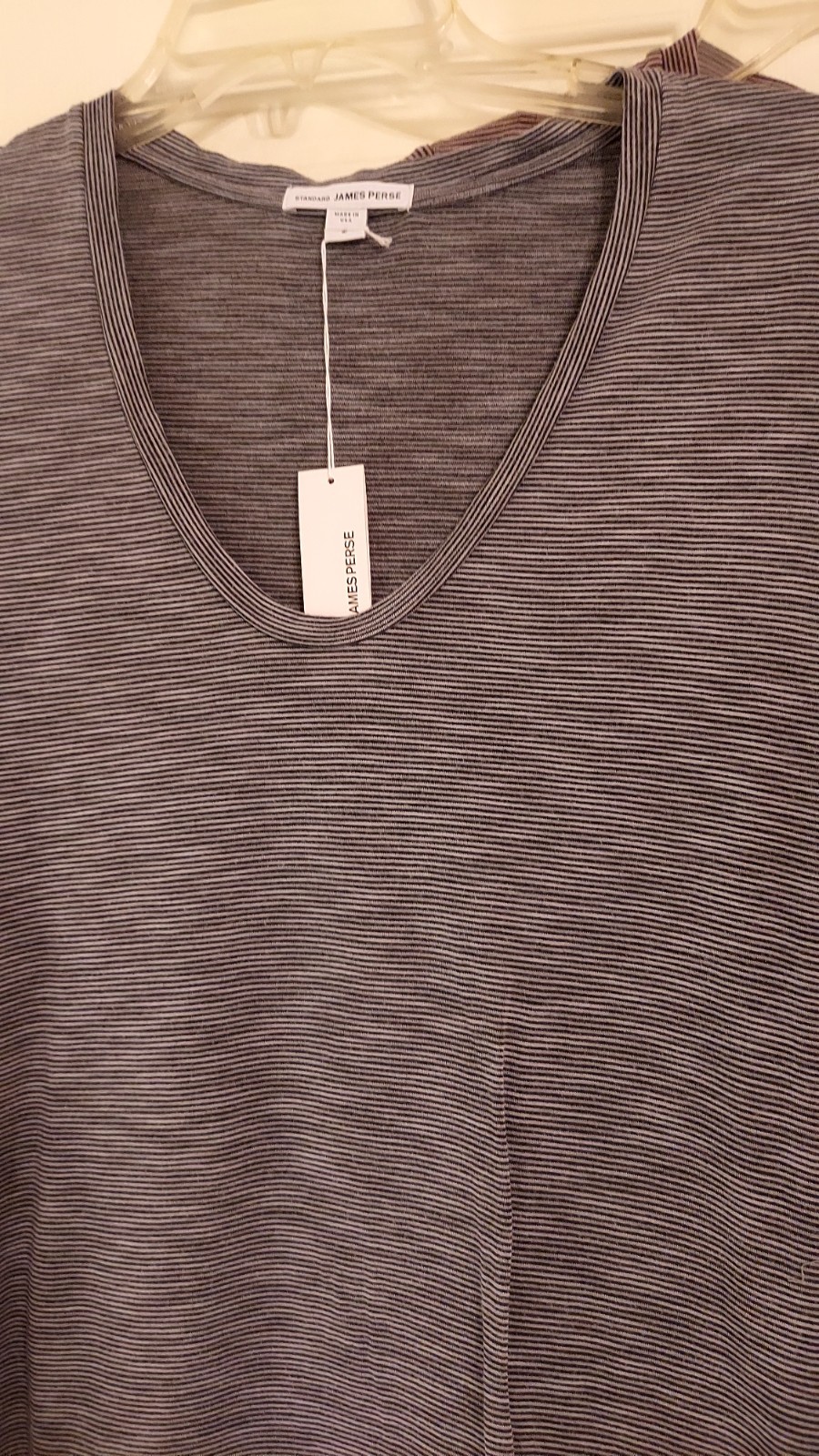 NWT 2 James Perse Striped T Shirts, Size 2