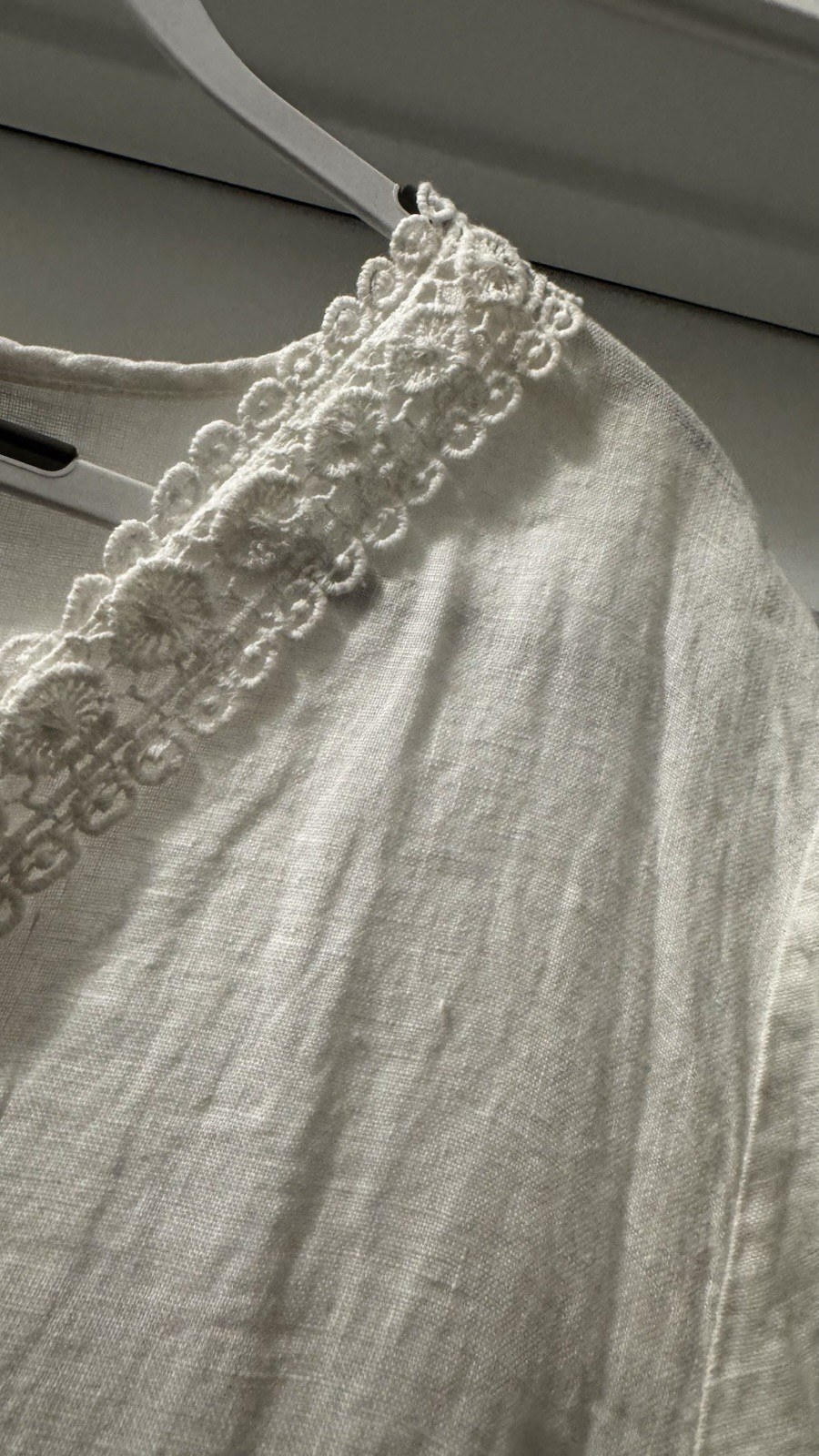 Francesca Bettini Women Italian Linen NWT Size L Cottagecore Romantic Ruffle Hem
