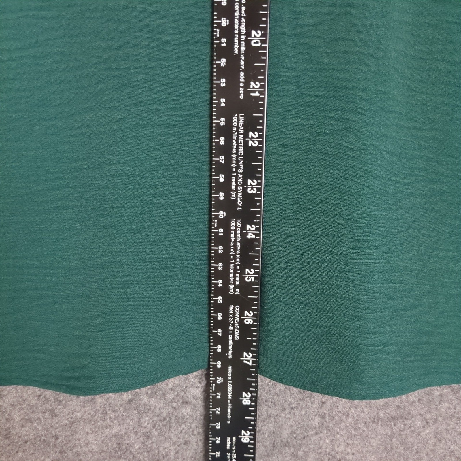 Calvin Klein Womens XL Dark Green Roll Tab Sleeve Utility Button Up Blouse Shirt
