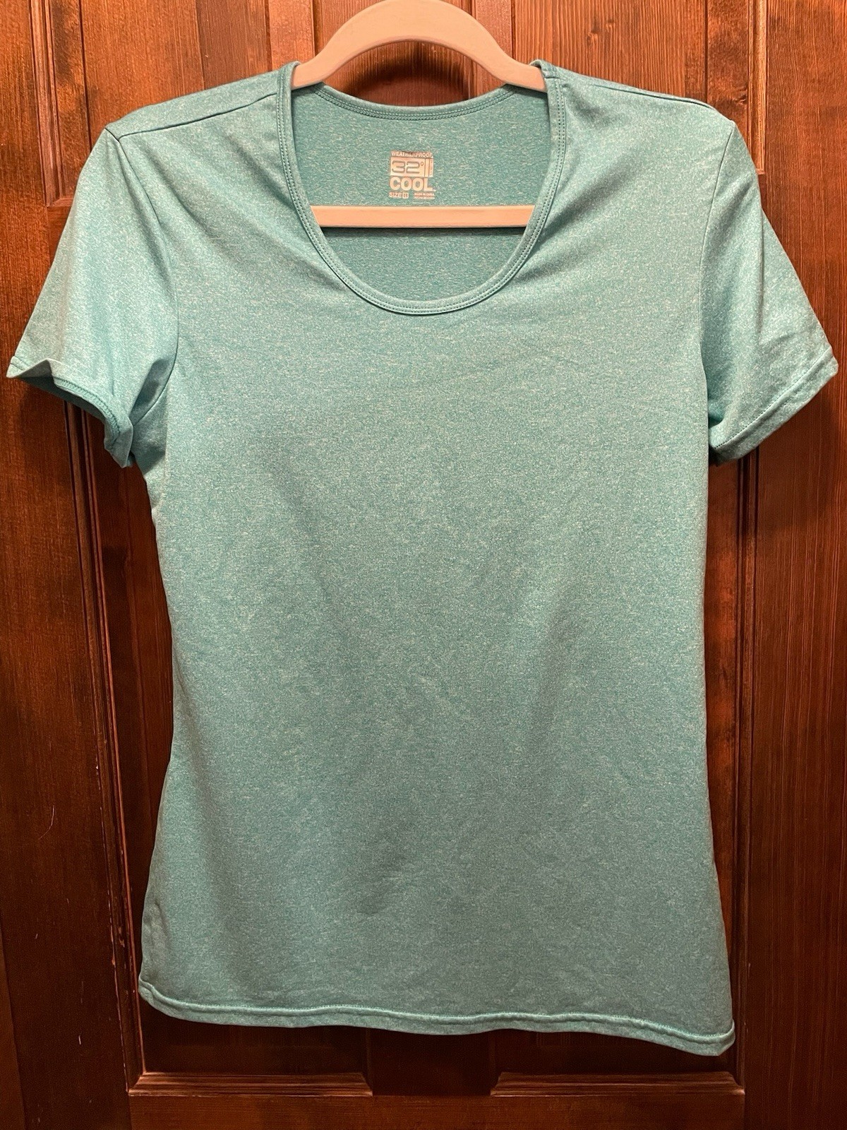 Women L 4 lot wicking exercise tees Teal Purple Blue Lavender 32 Degrees Avia