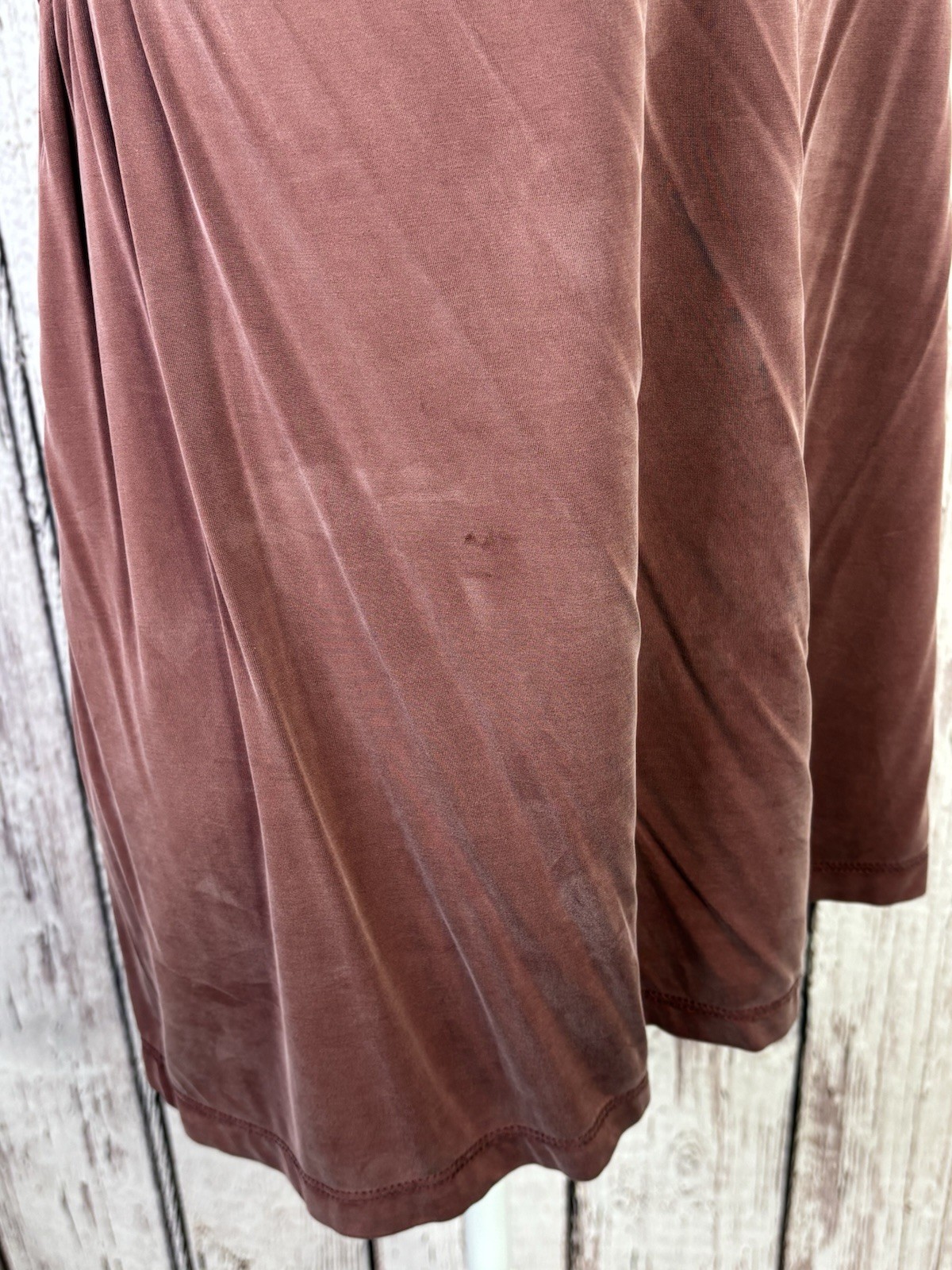 Lou&Grey From LOFT Fluid Peachy Soft Crossback Cami Brown Size Small Drape Tank