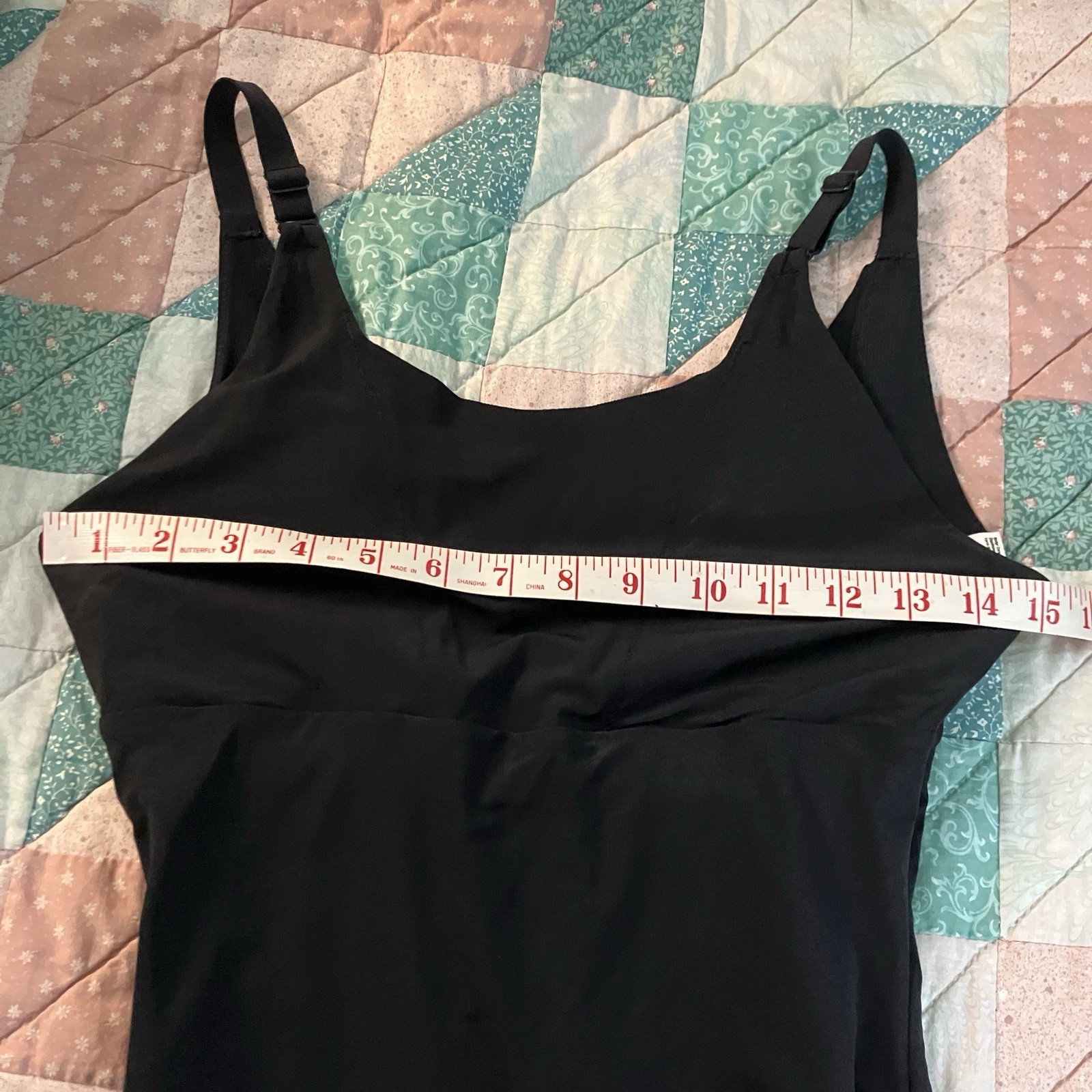 Flexees by Maidenform Singlet Womens XL Black Shapewear Firm Control