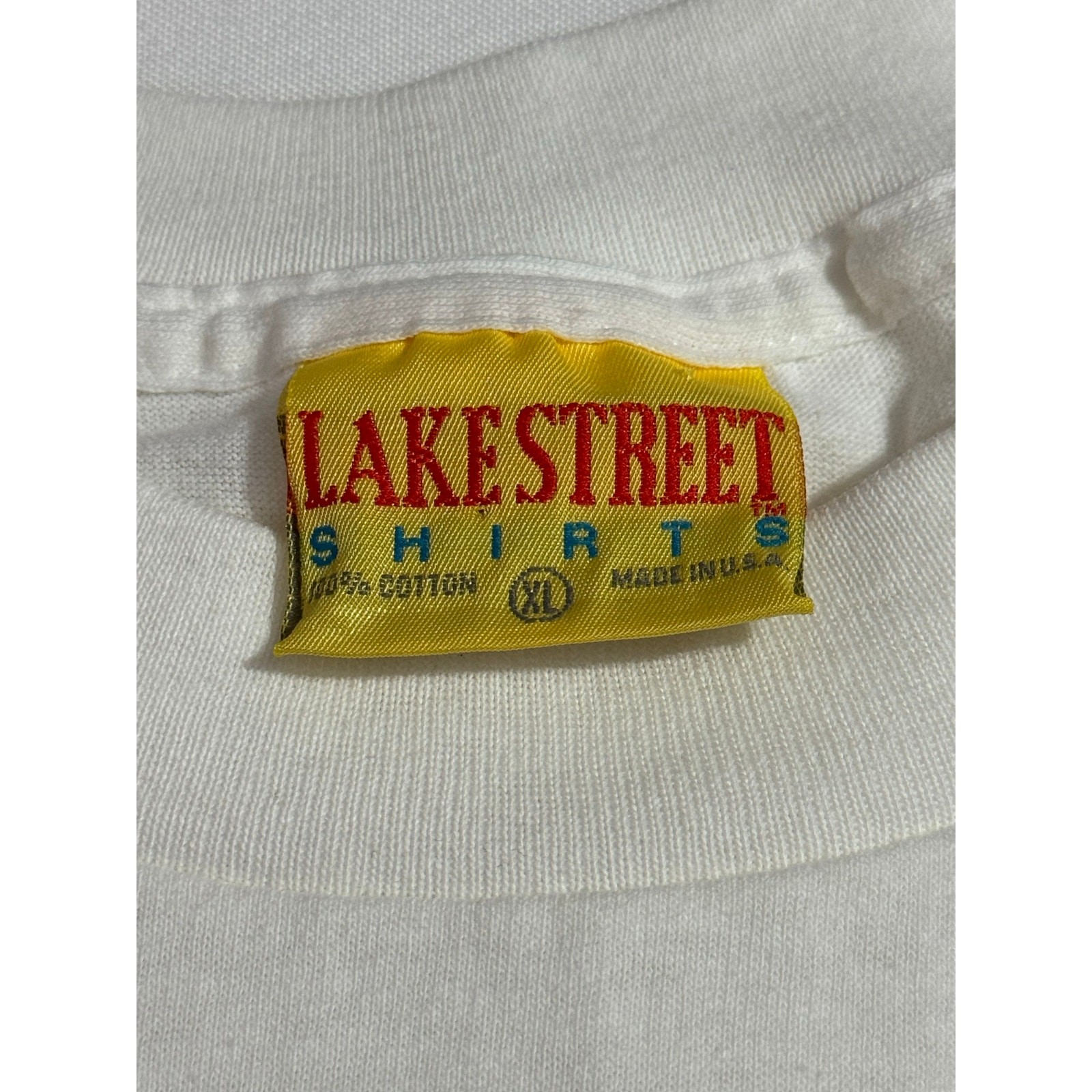 Lake Street VINTAGE 90s Garage Sale Goddess Single Stitch Tee — XL