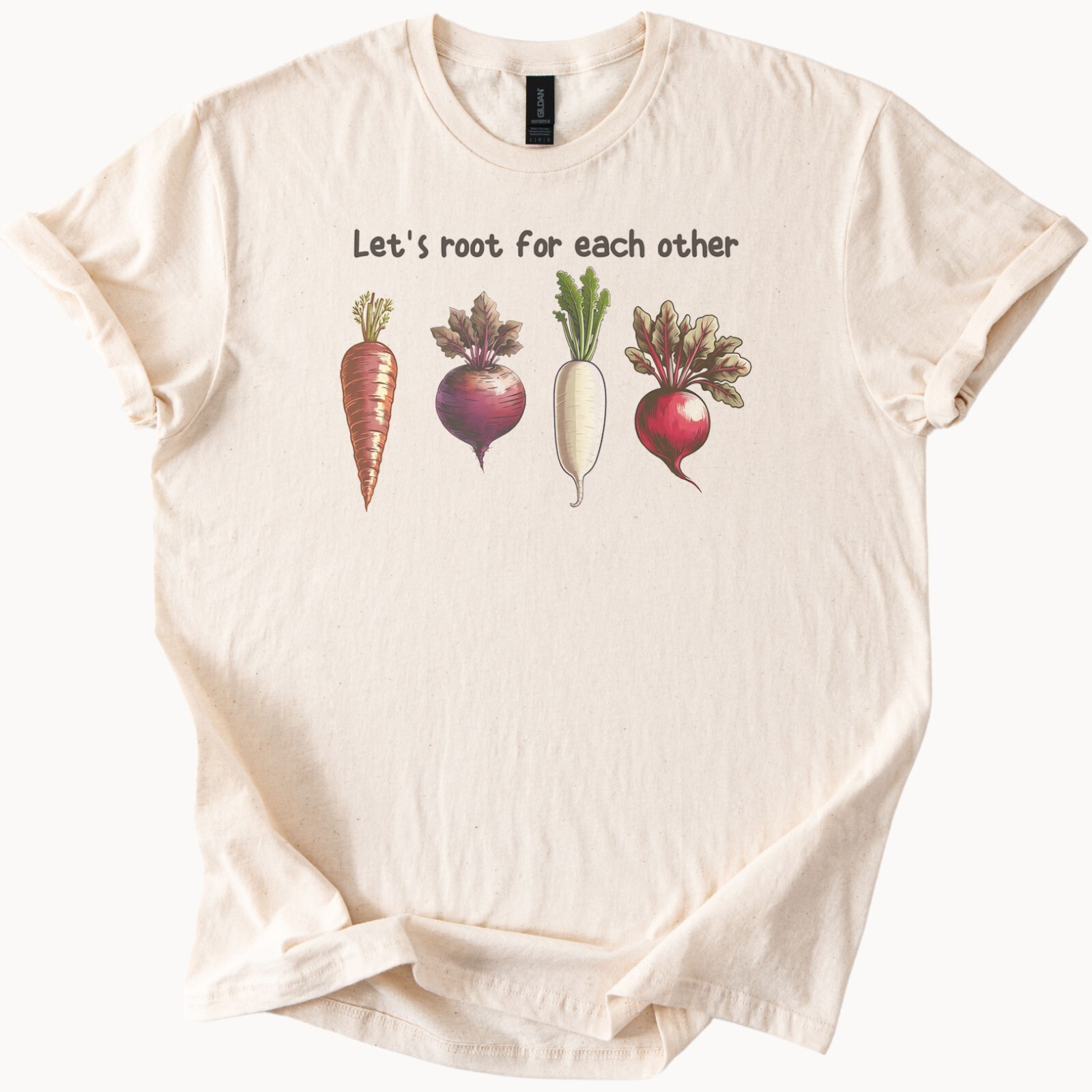 Root Vegetable Shirt Garden Tee Carrot Beet Radish Gift