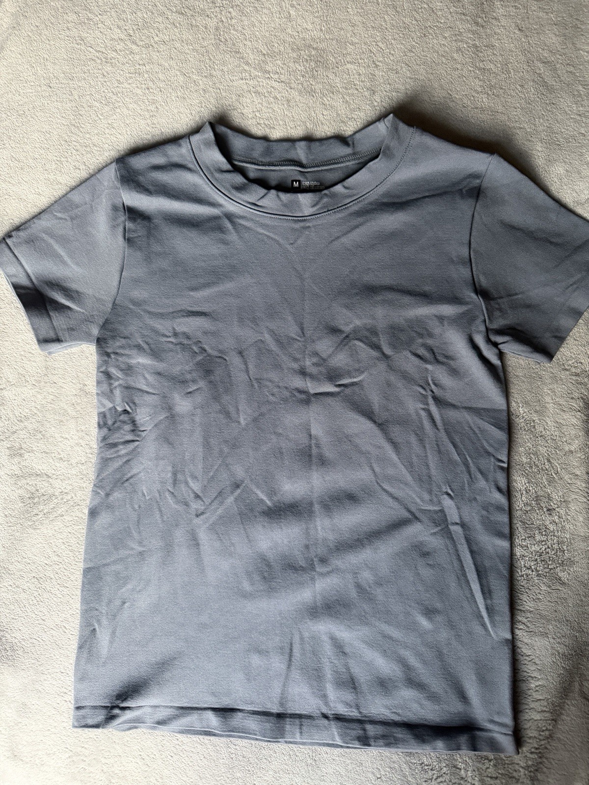 Women’s Solid Color Round Neck Sports Tee