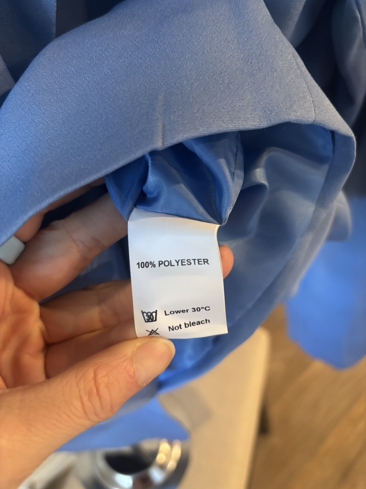 NWT SNDYS Axel Blazer Blue Tortoise Workwear Button Structured Jacket Small